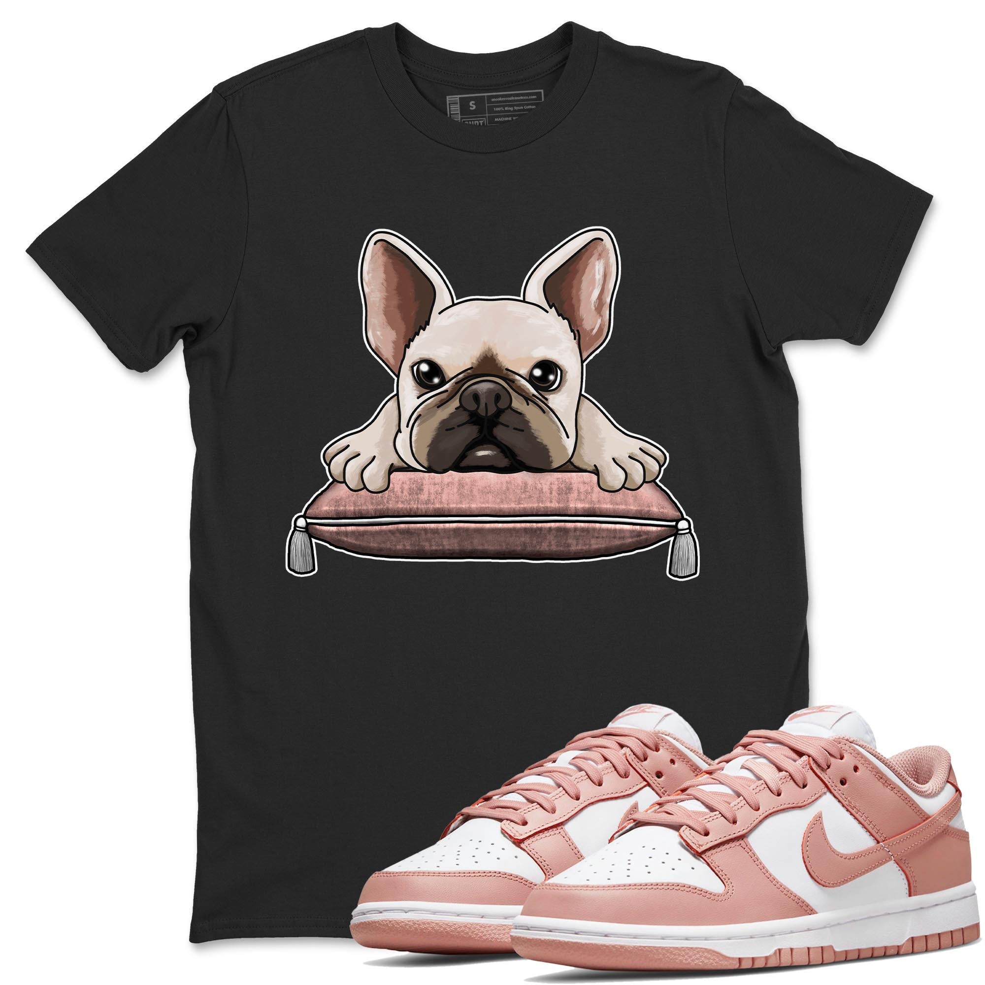 French Bulldog snkmatch Tee - Dunk Rose Whisper