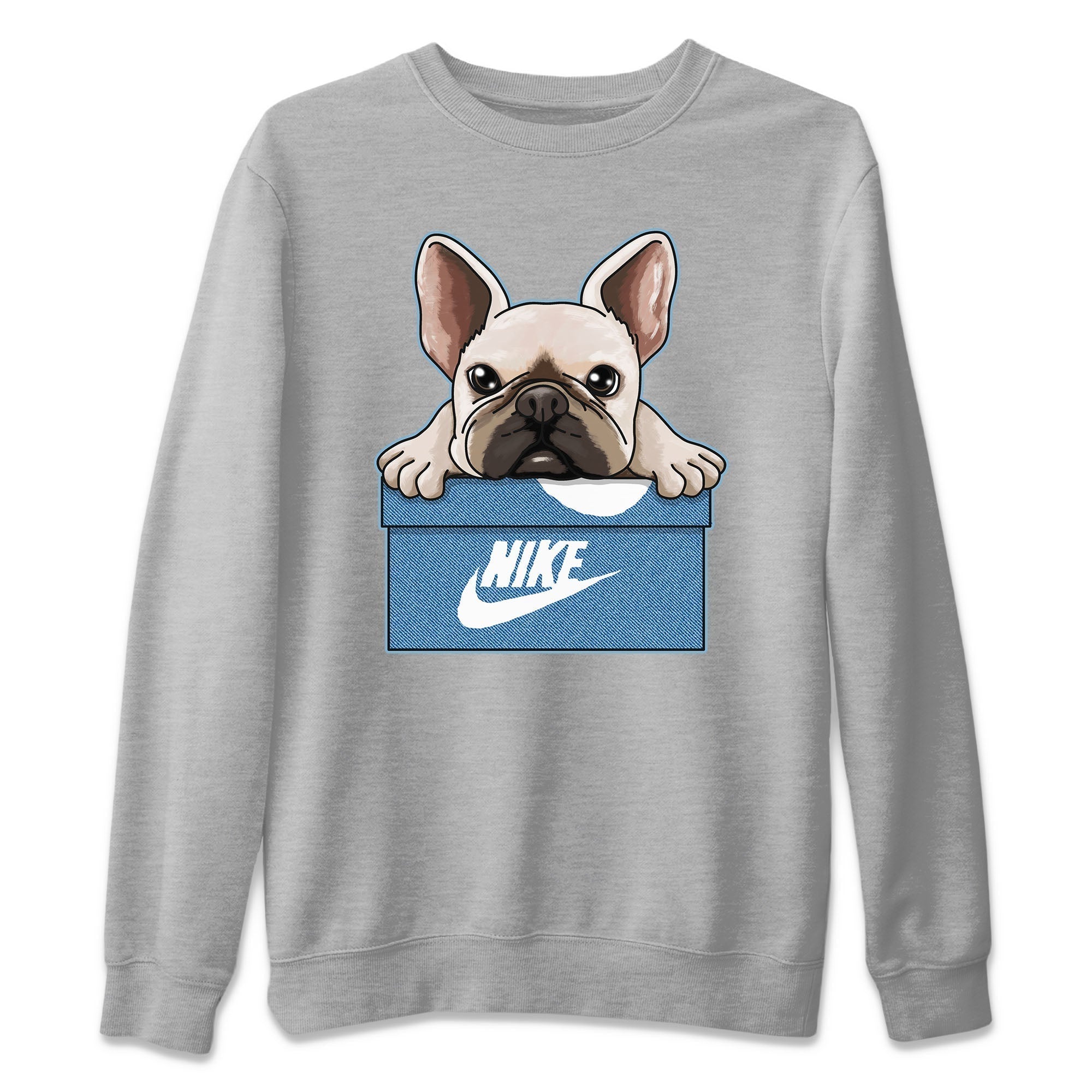 French Bulldog Unisex Tops - Air Jordan 1 Denim