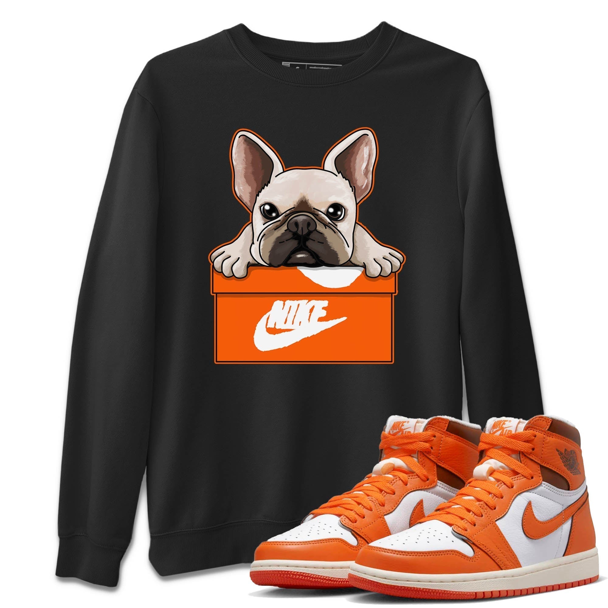 French Bulldog Unisex Tops - Air Jordan 1 Starfish