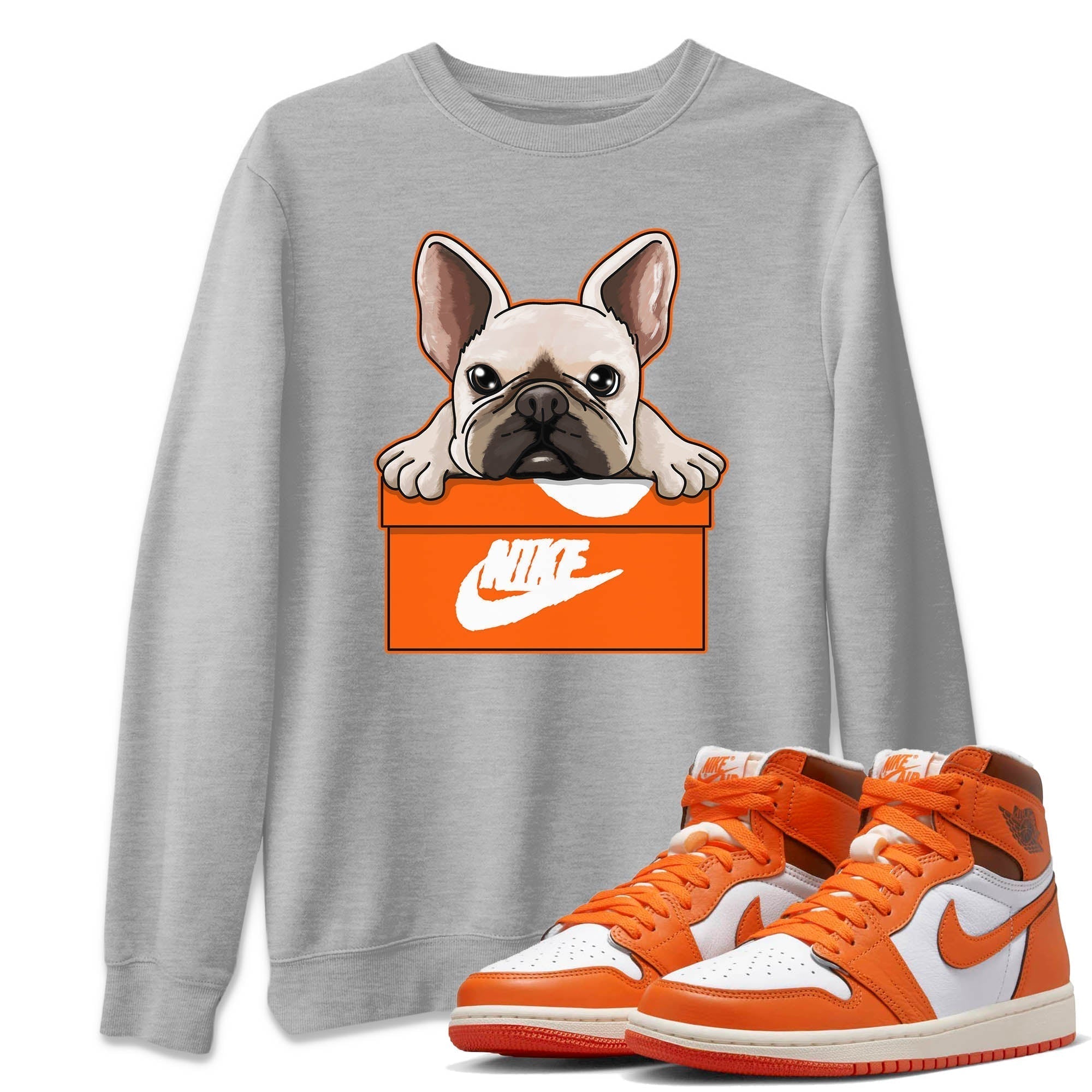 French Bulldog Unisex Tops - Air Jordan 1 Starfish