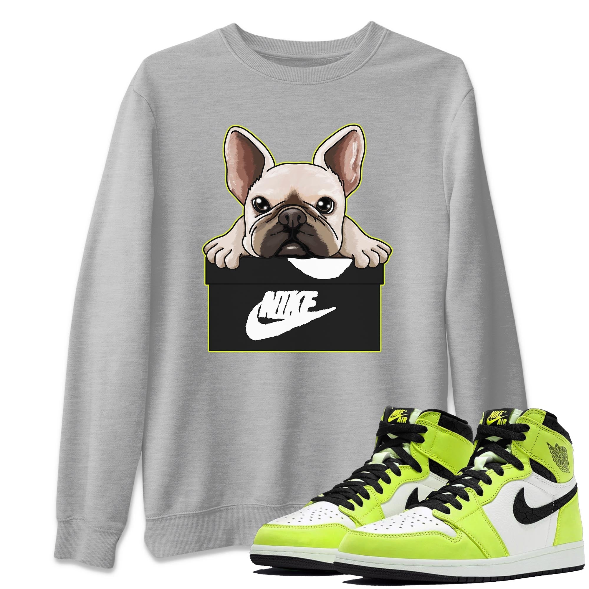 French Bulldog Unisex Tops - Air Jordan 1 Visionaire