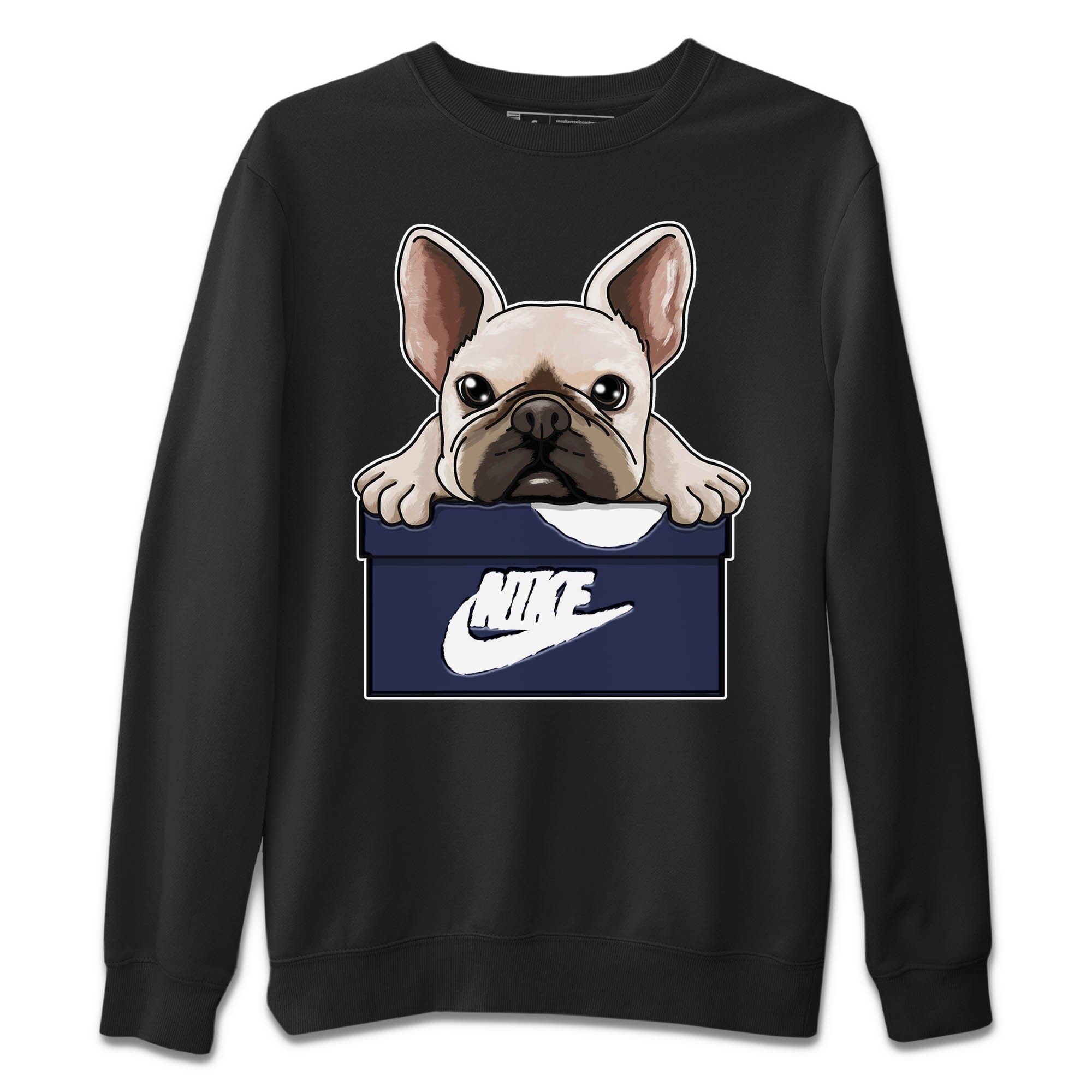 French Bulldog Unisex Tops - Air Jordan 11 Midnight Navy