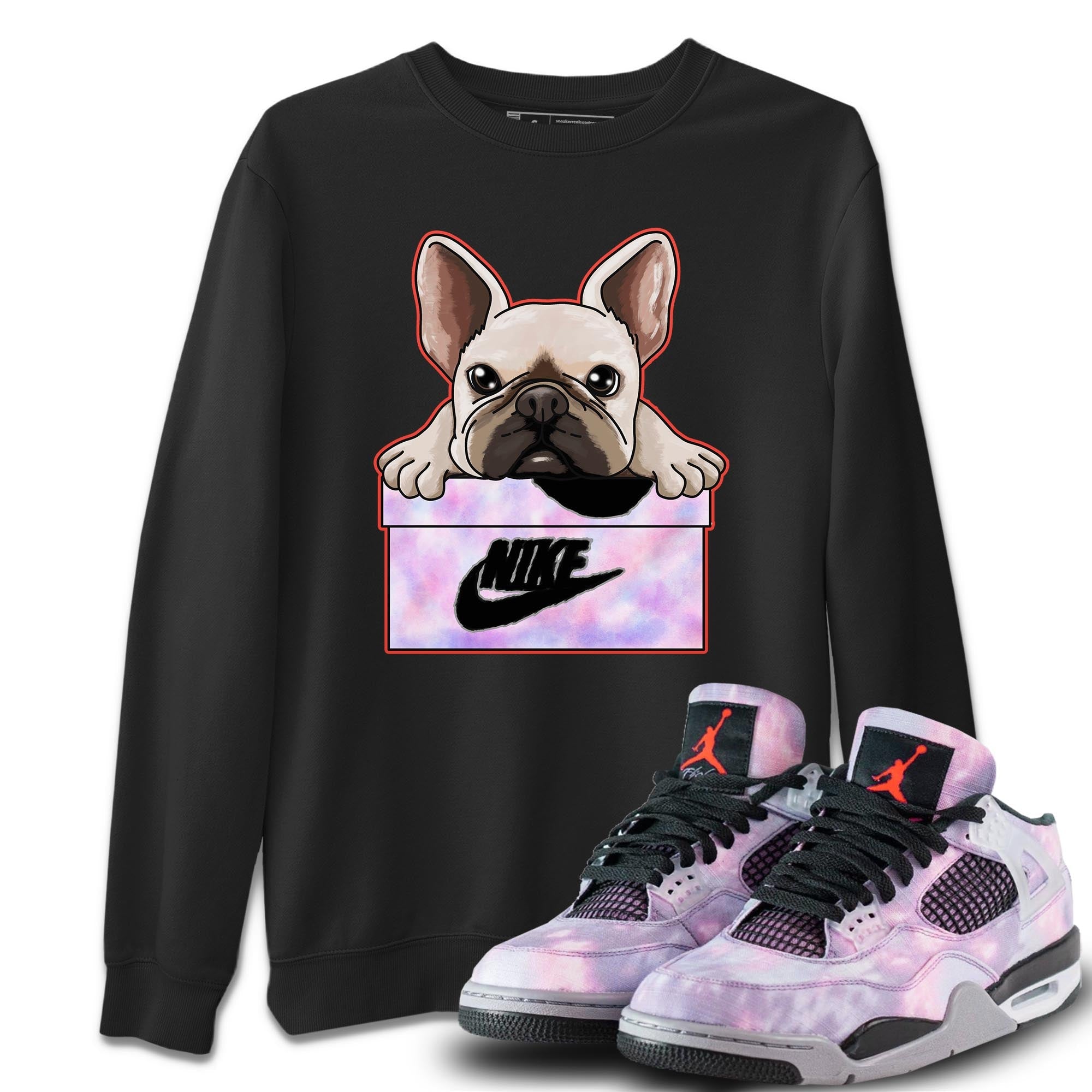 French Bulldog Unisex Tops - Air Jordan 4 Zen Master