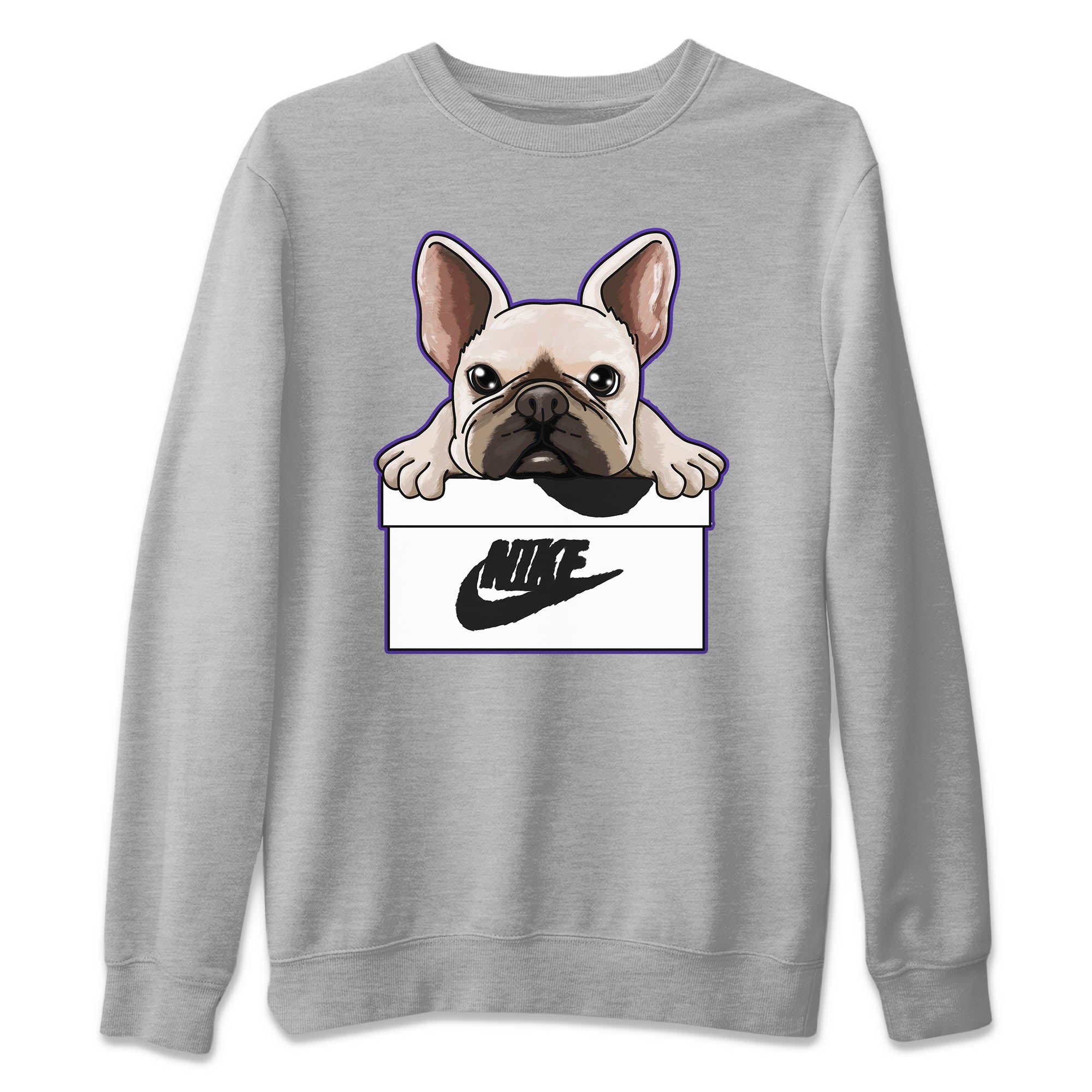 French Bulldog Unisex Tops - Air Jordan 5 Concord