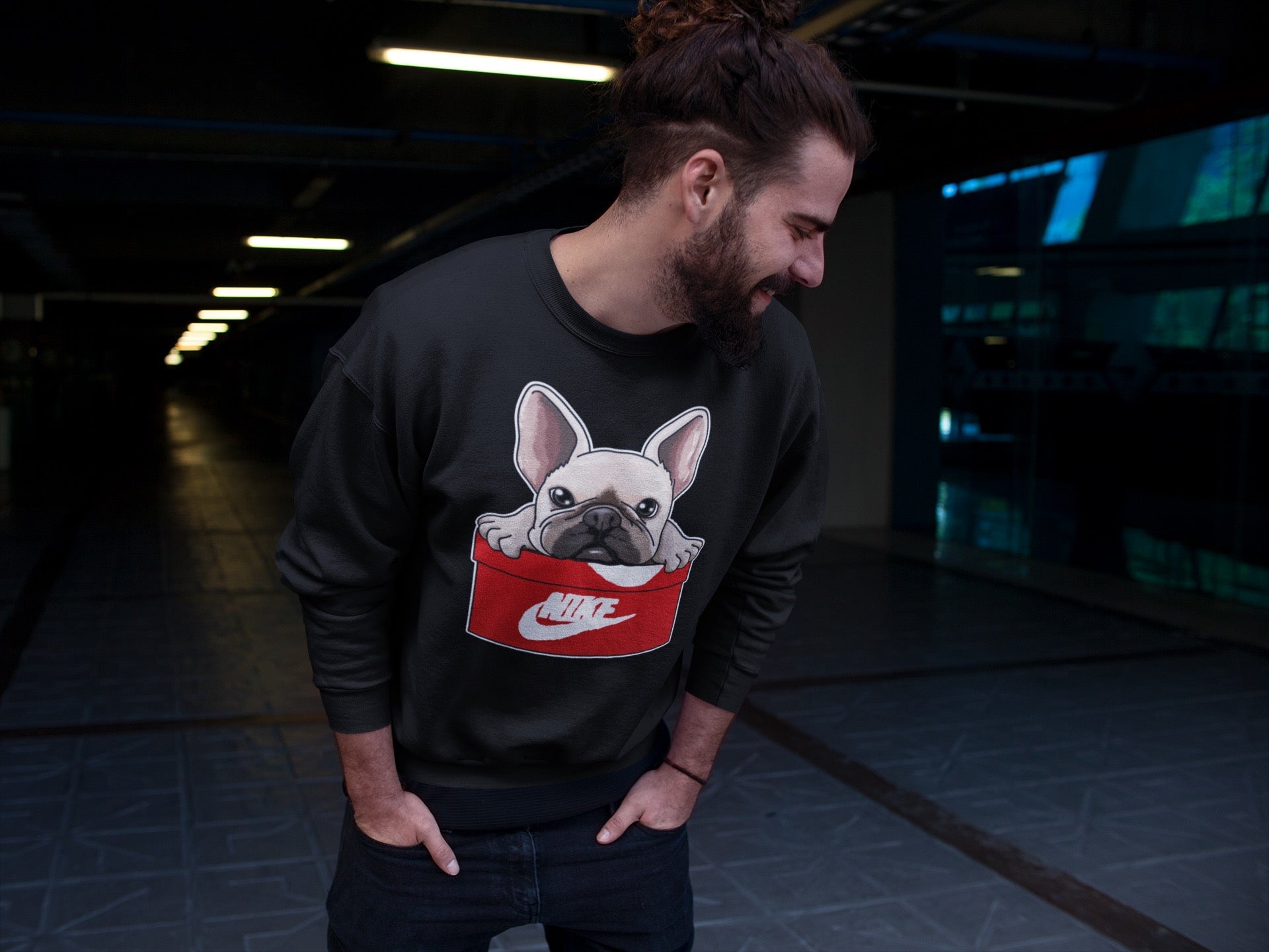 French Bulldog Unisex Tops - Air Jordan 6 Red Velvet Cookies
