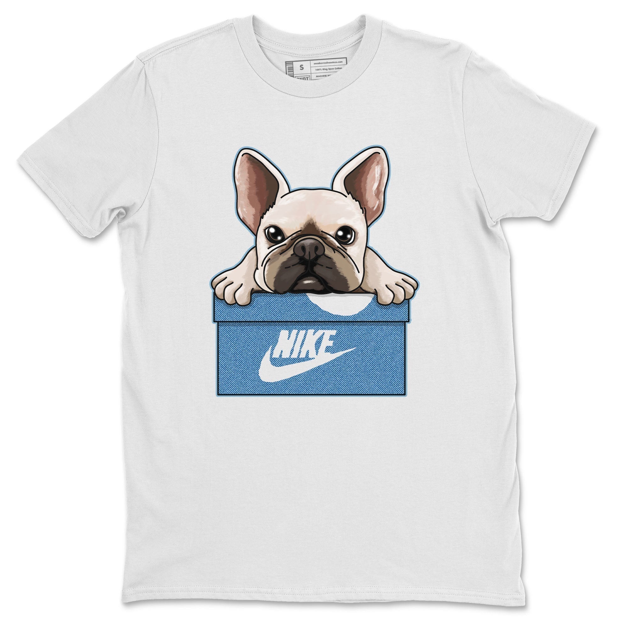 French Bulldog Unisex Tops - Air Jordan 1 Denim