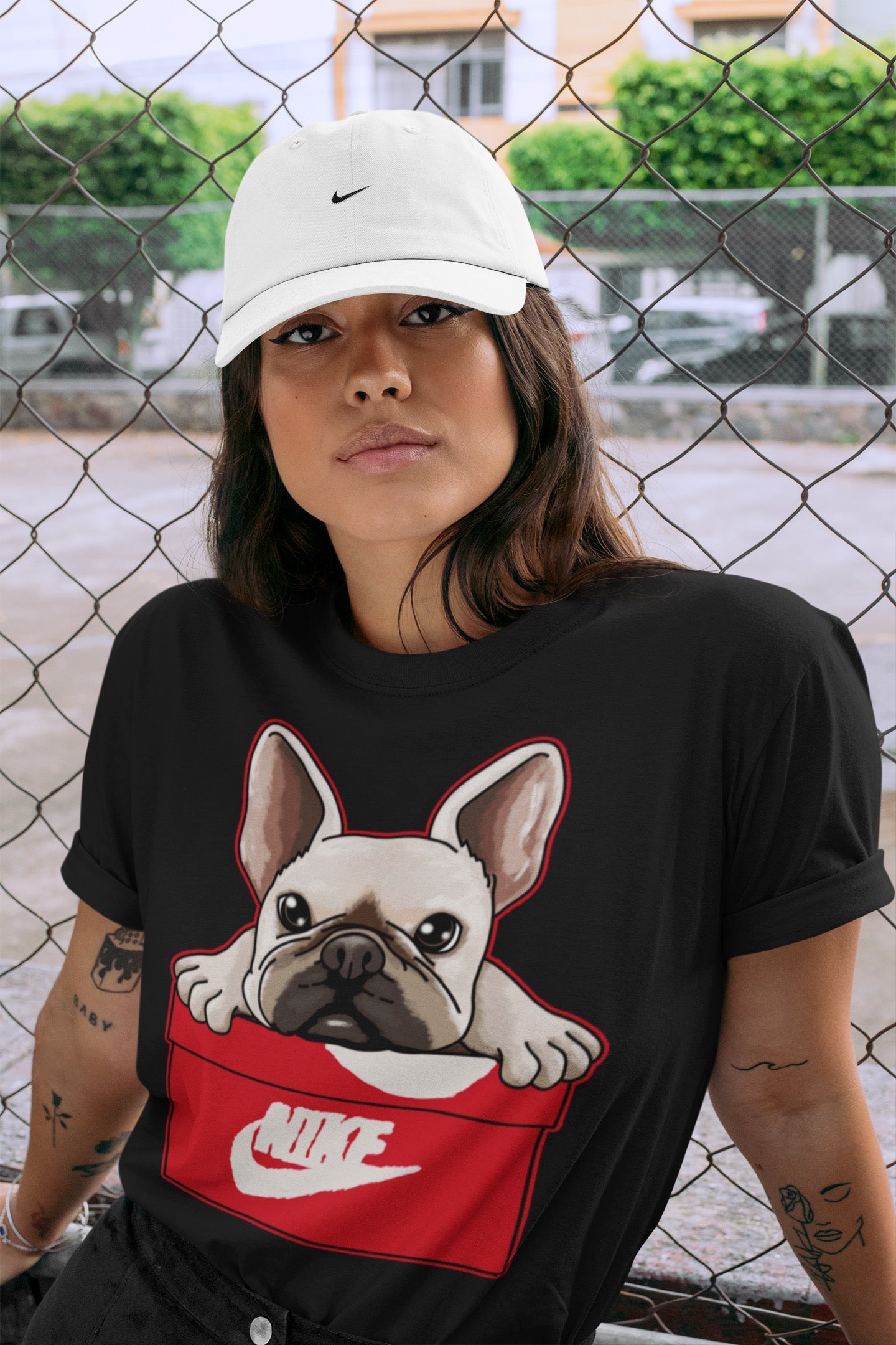 French Bulldog Unisex Tops - Air Jordan 1 Newstalgia