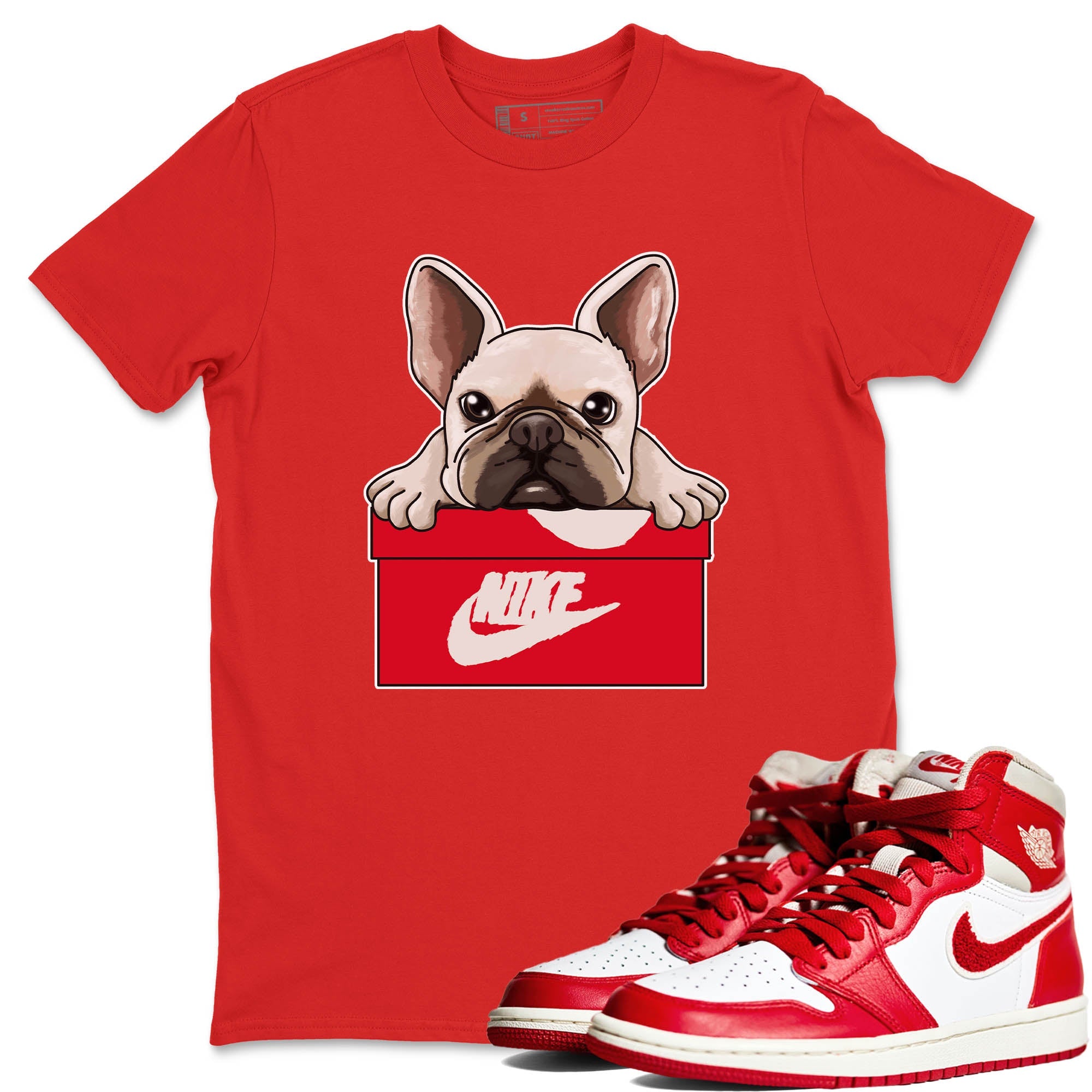 French Bulldog Unisex Tops - Air Jordan 1 Newstalgia