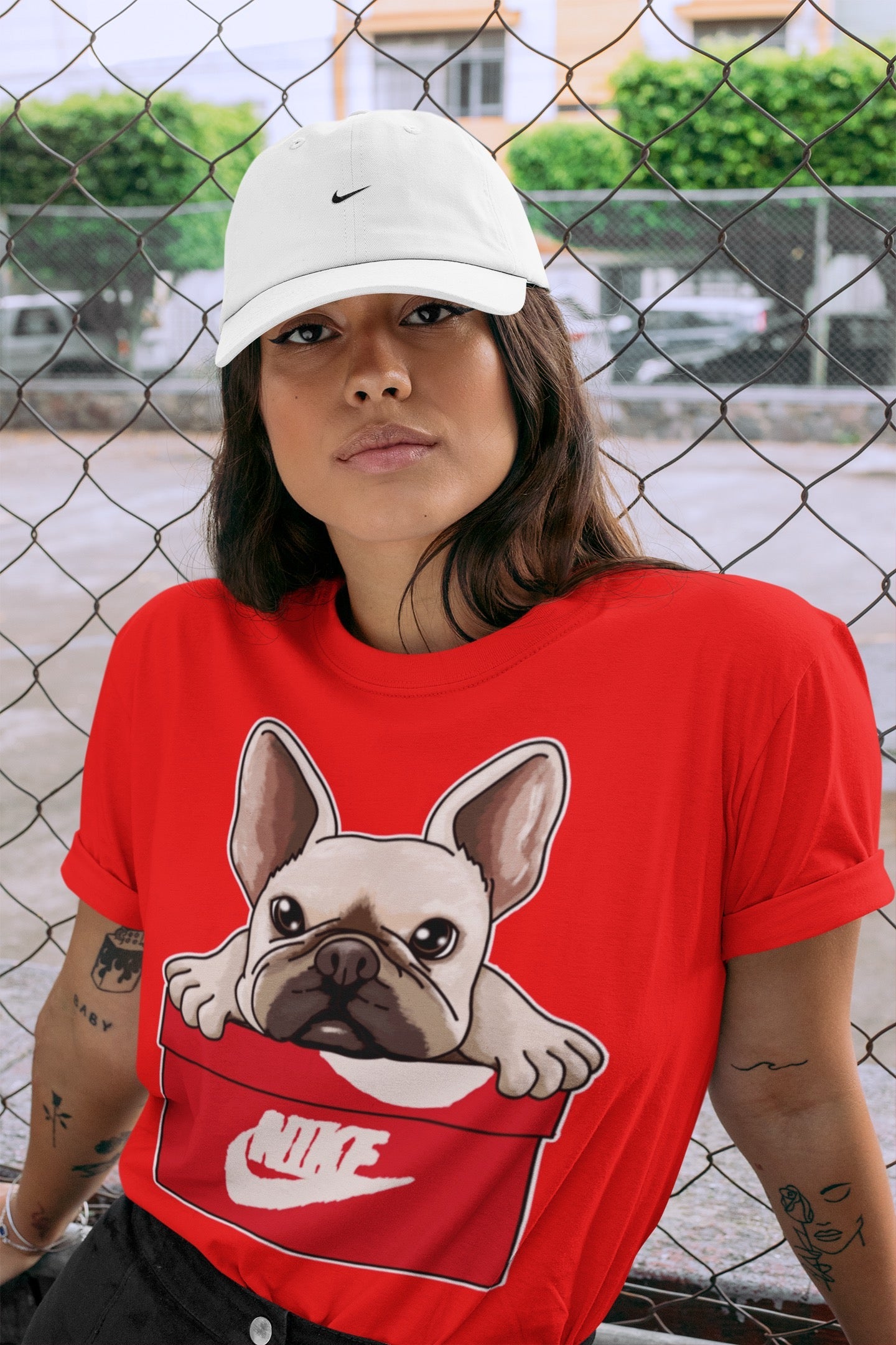 French Bulldog Unisex Tops - Air Jordan 1 Newstalgia