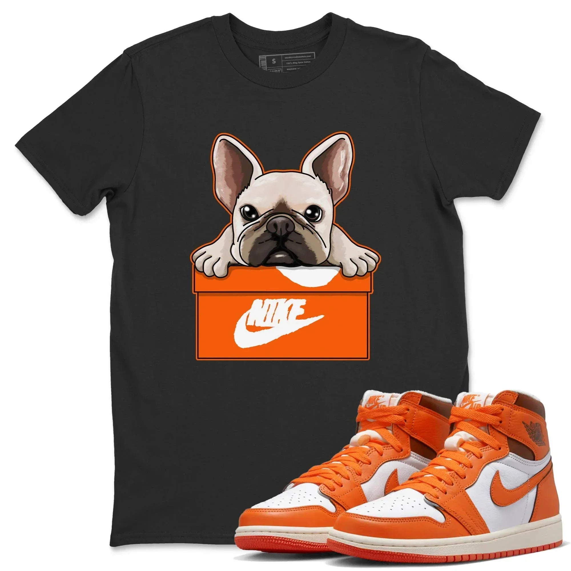 French Bulldog Unisex Tops - Air Jordan 1 Starfish