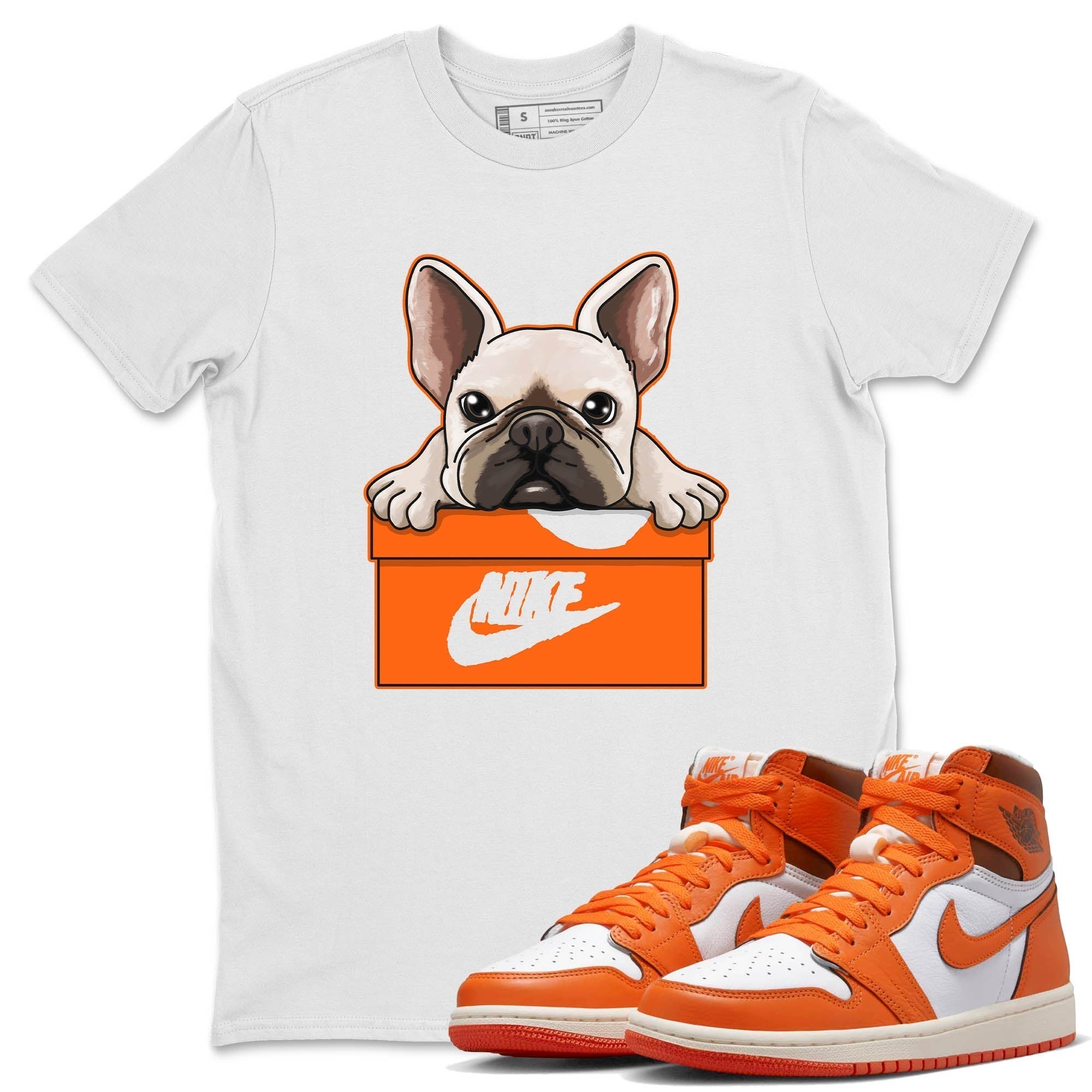 French Bulldog Unisex Tops - Air Jordan 1 Starfish
