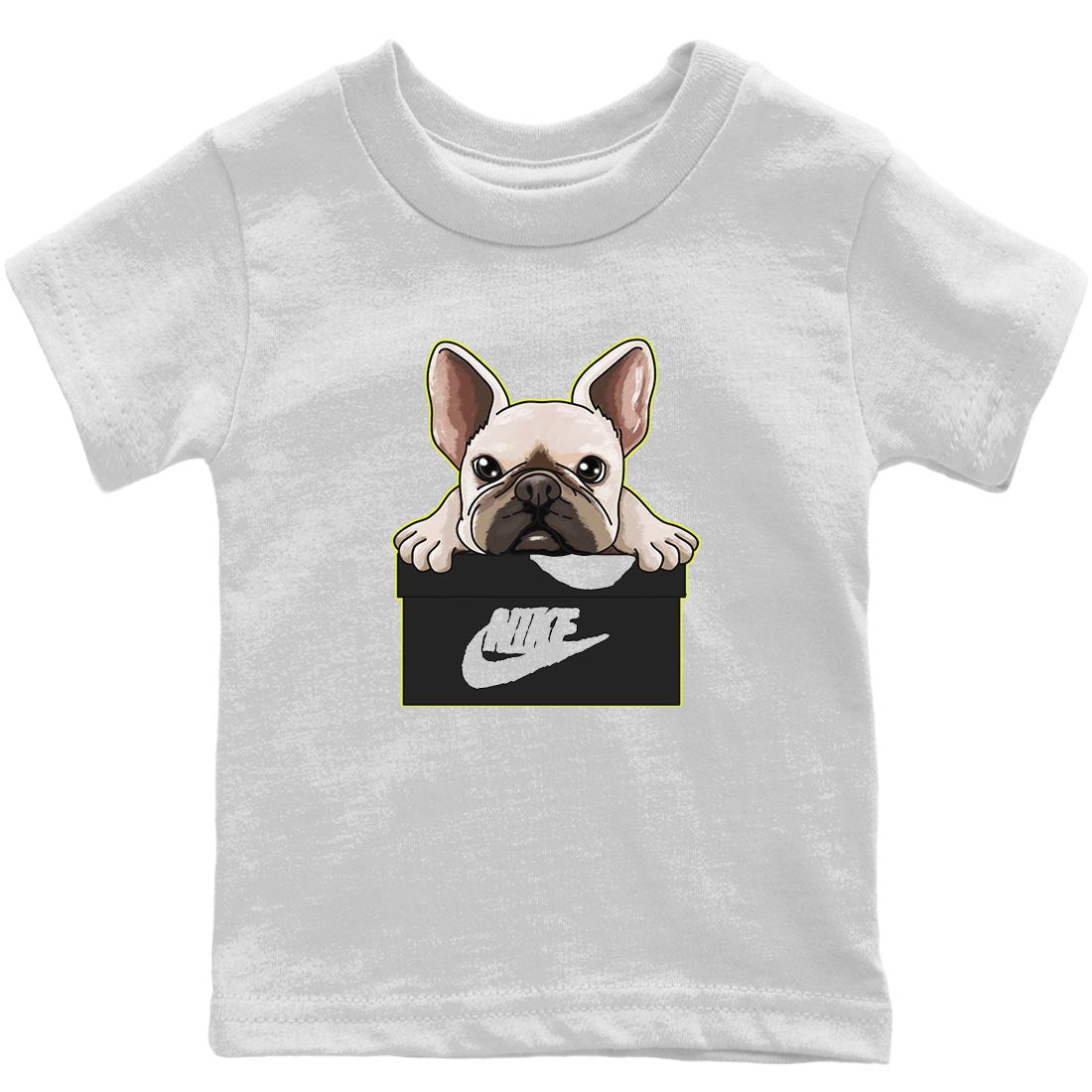 French Bulldog Kids Tops - Air Jordan 1 Visionaire