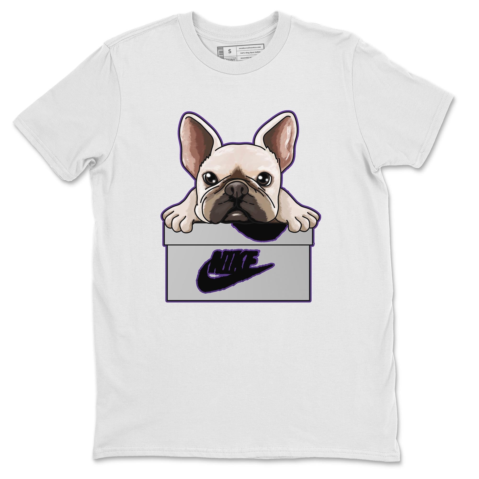 French Bulldog Unisex Tops - Air Jordan 3 Dark Iris