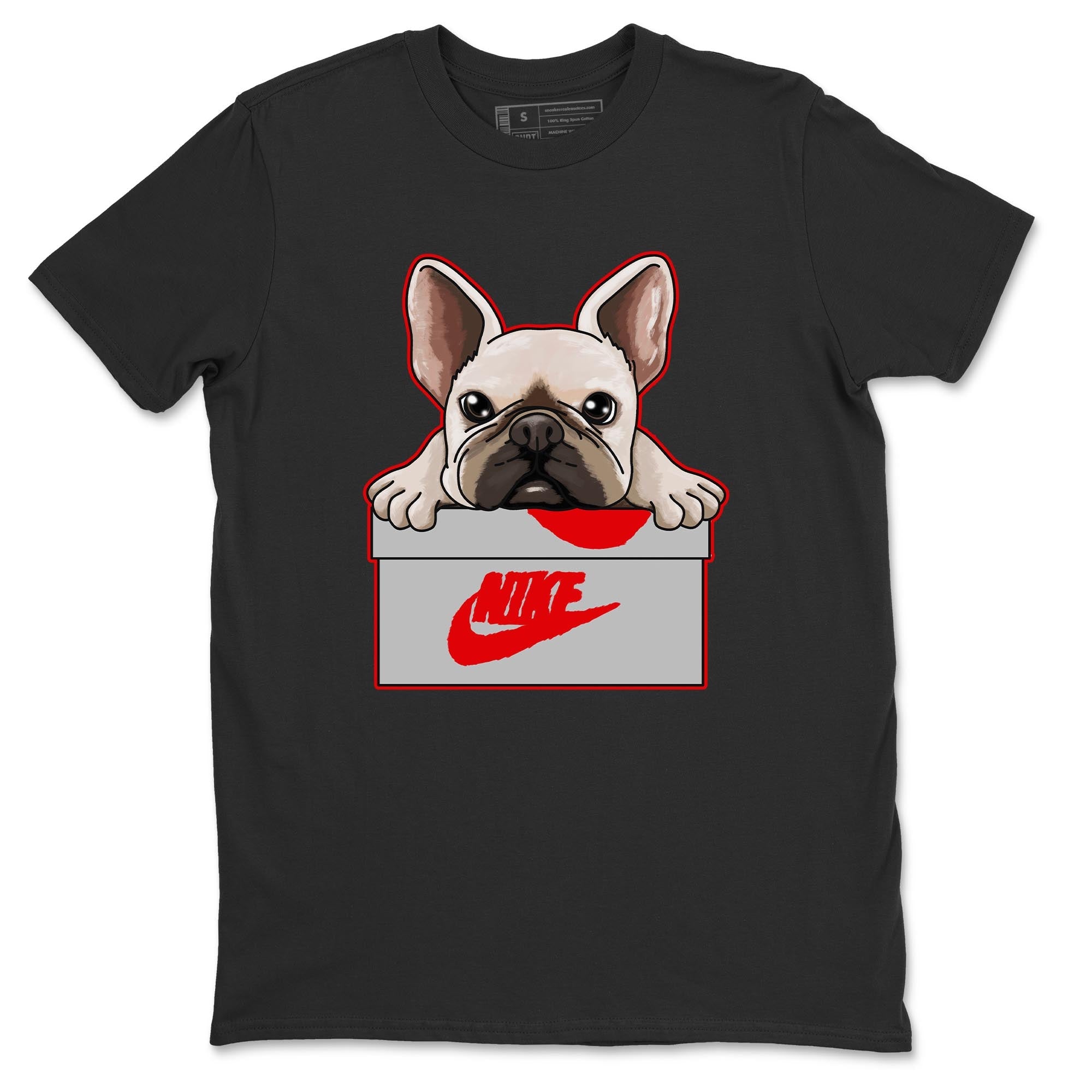 French Bulldog Unisex Tops - Air Jordan 3 Fire Red