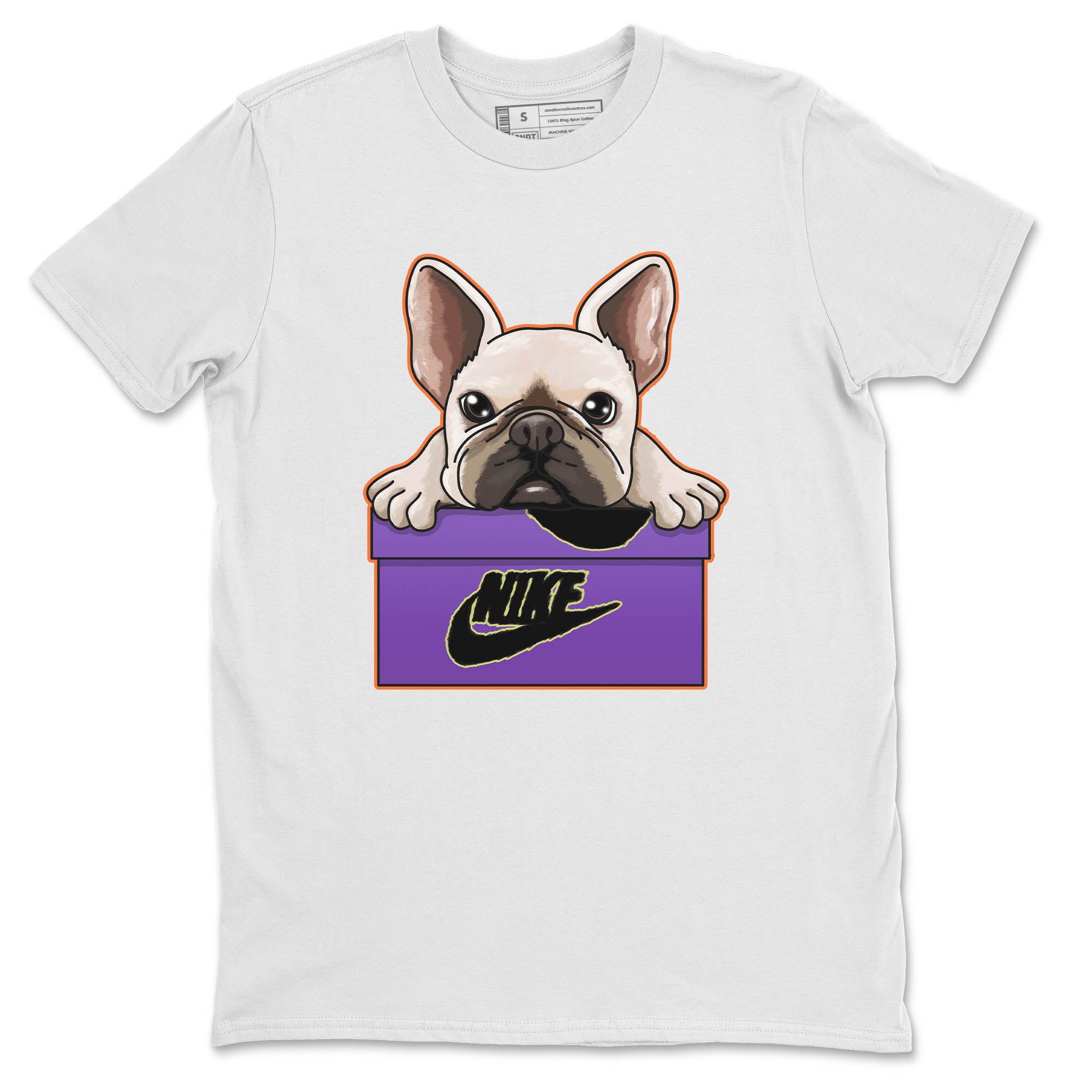 French Bulldog Unisex Tops - Air Jordan 4 Canyon Purple