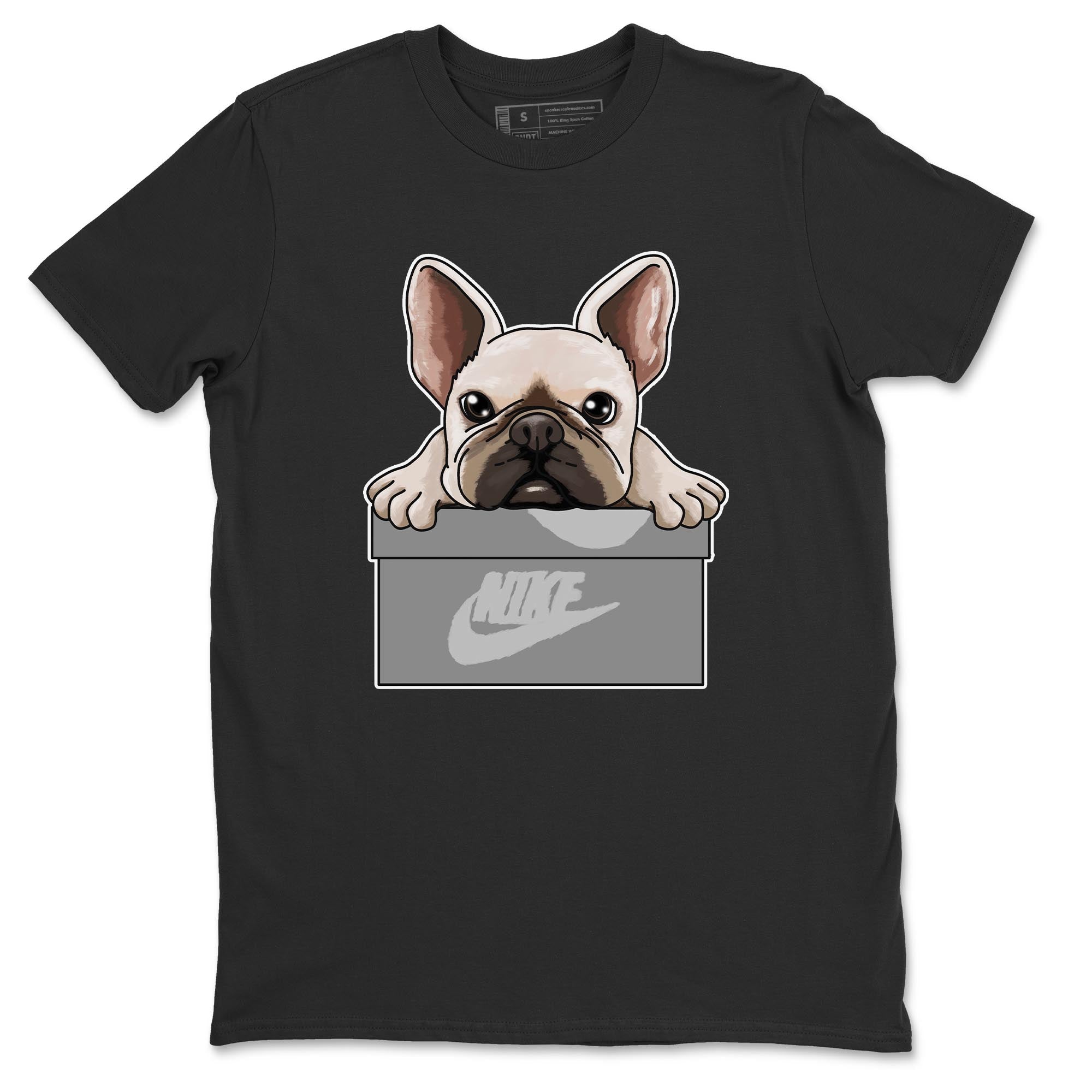French Bulldog Unisex Tops - Air Jordan 4 Military Black