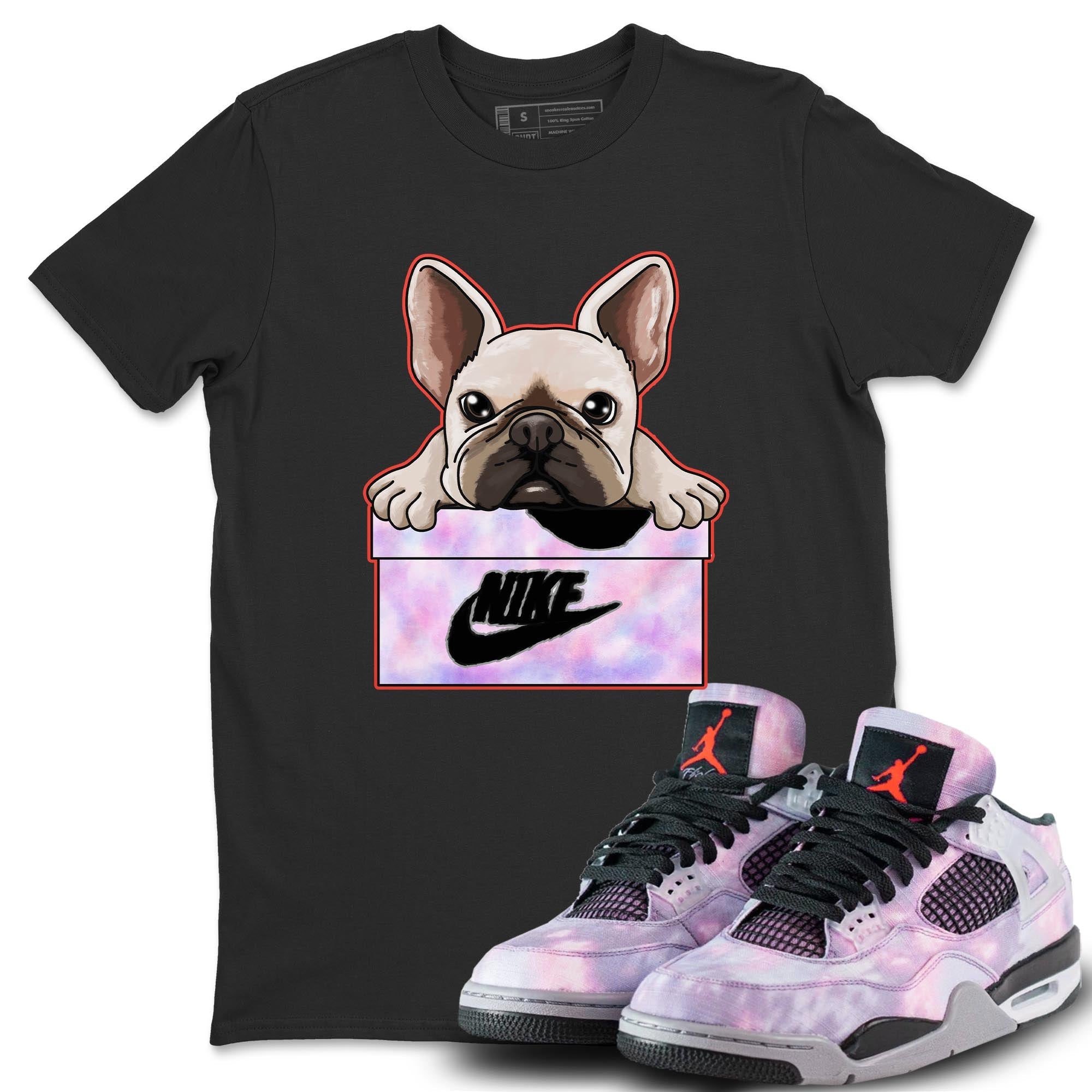 French Bulldog Unisex Tops - Air Jordan 4 Zen Master