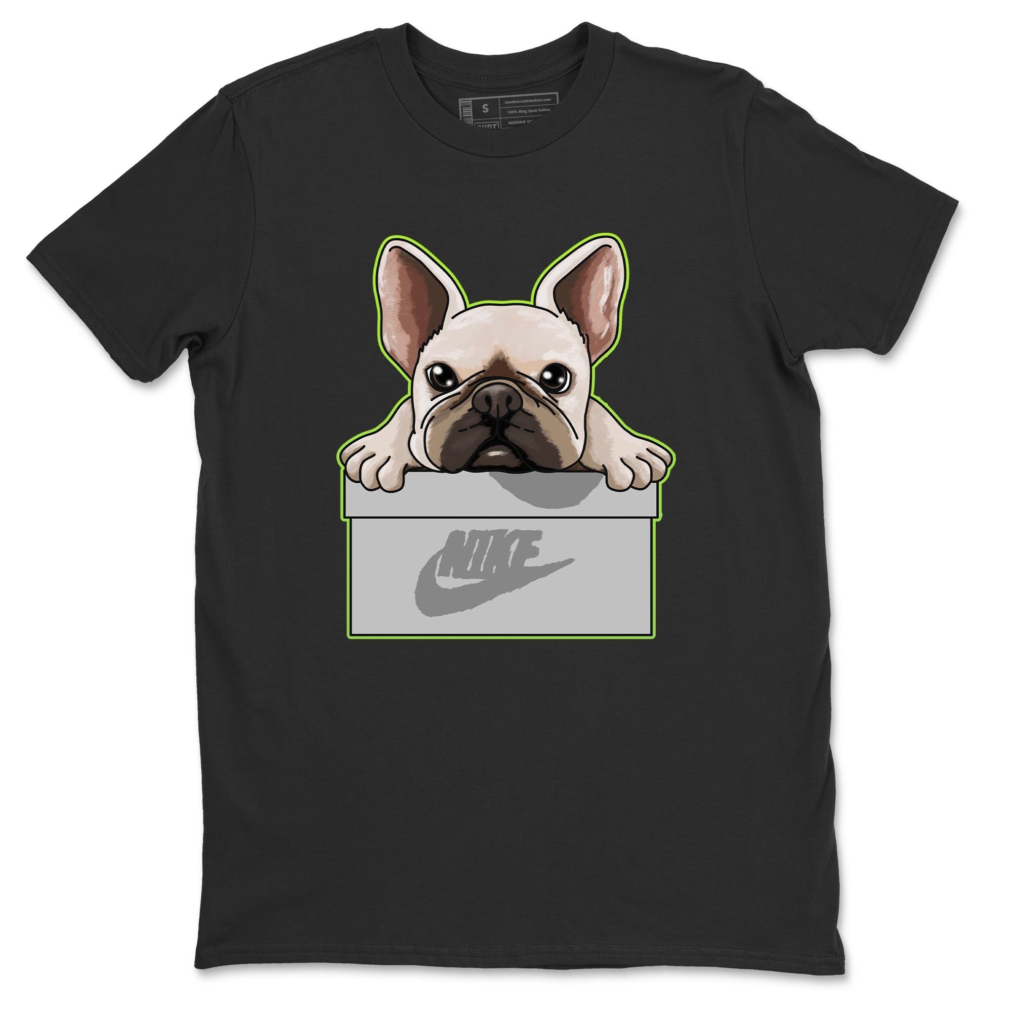 French Bulldog Unisex Tops - Air Jordan 5 Green Bean