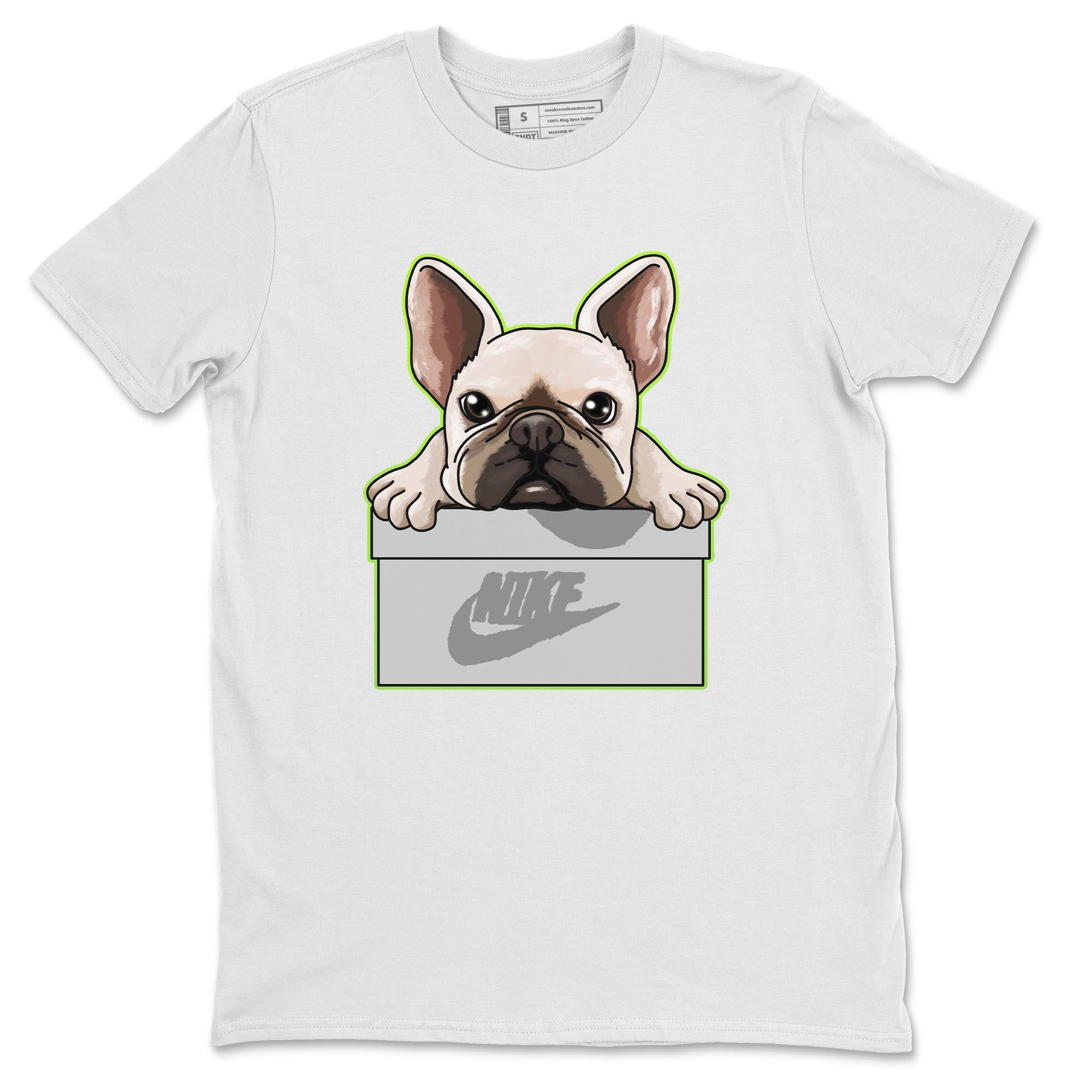 French Bulldog Unisex Tops - Air Jordan 5 Green Bean