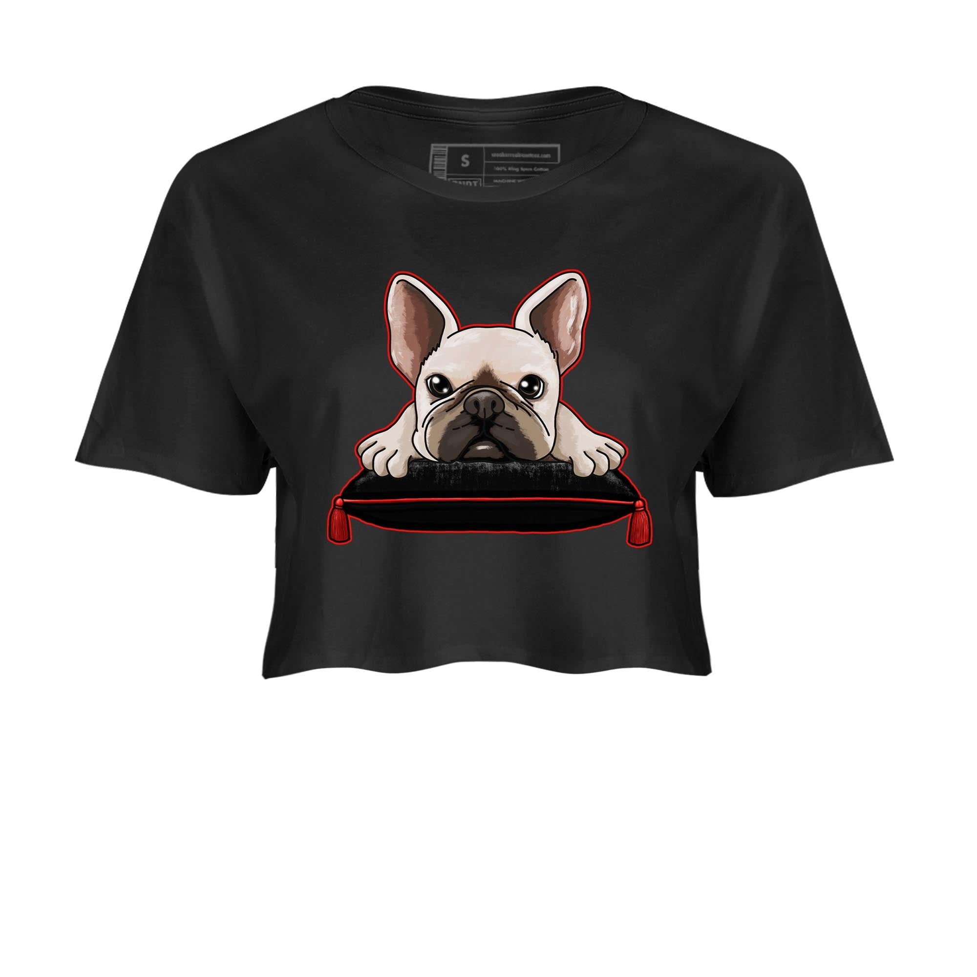 French Bulldog snkmatch Women's Top - Yeezy 350 Bred