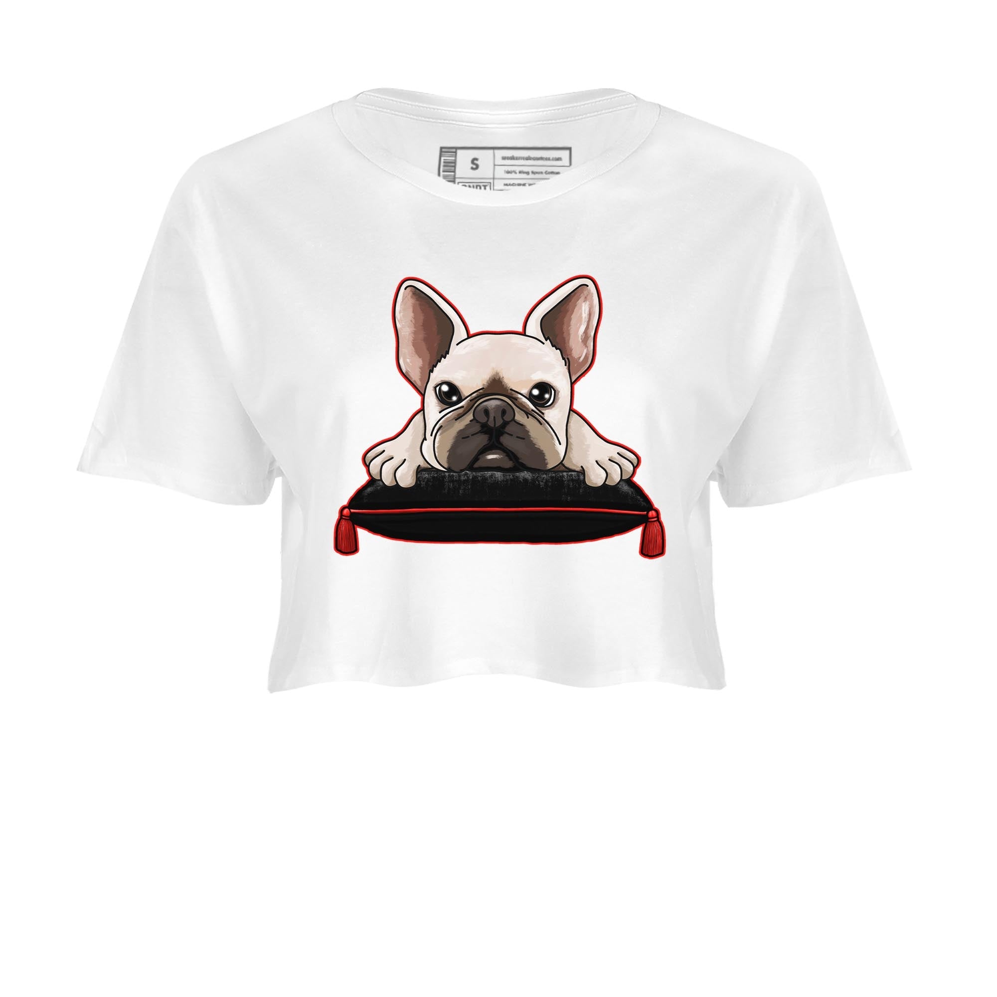 French Bulldog snkmatch Women's Top - Yeezy 350 Bred