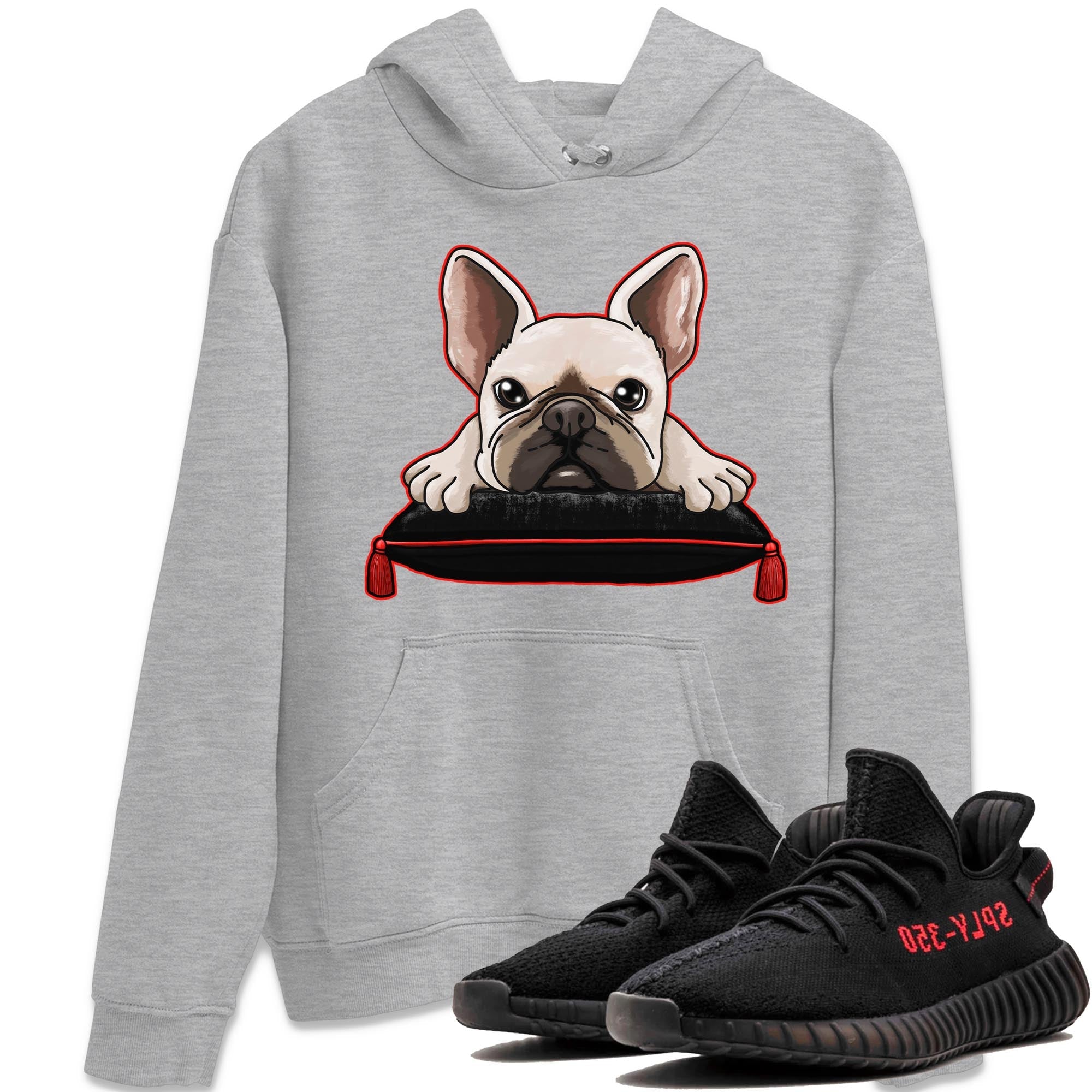 French Bulldog snkmatch Tee - Yeezy 350 Bred