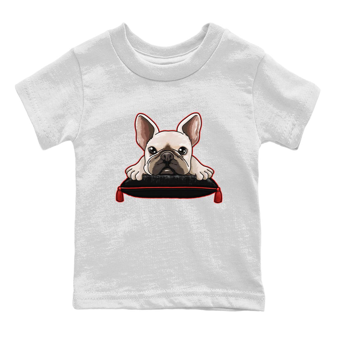 French Bulldog snkmatch Tee Kids - Yeezy 350 Bred