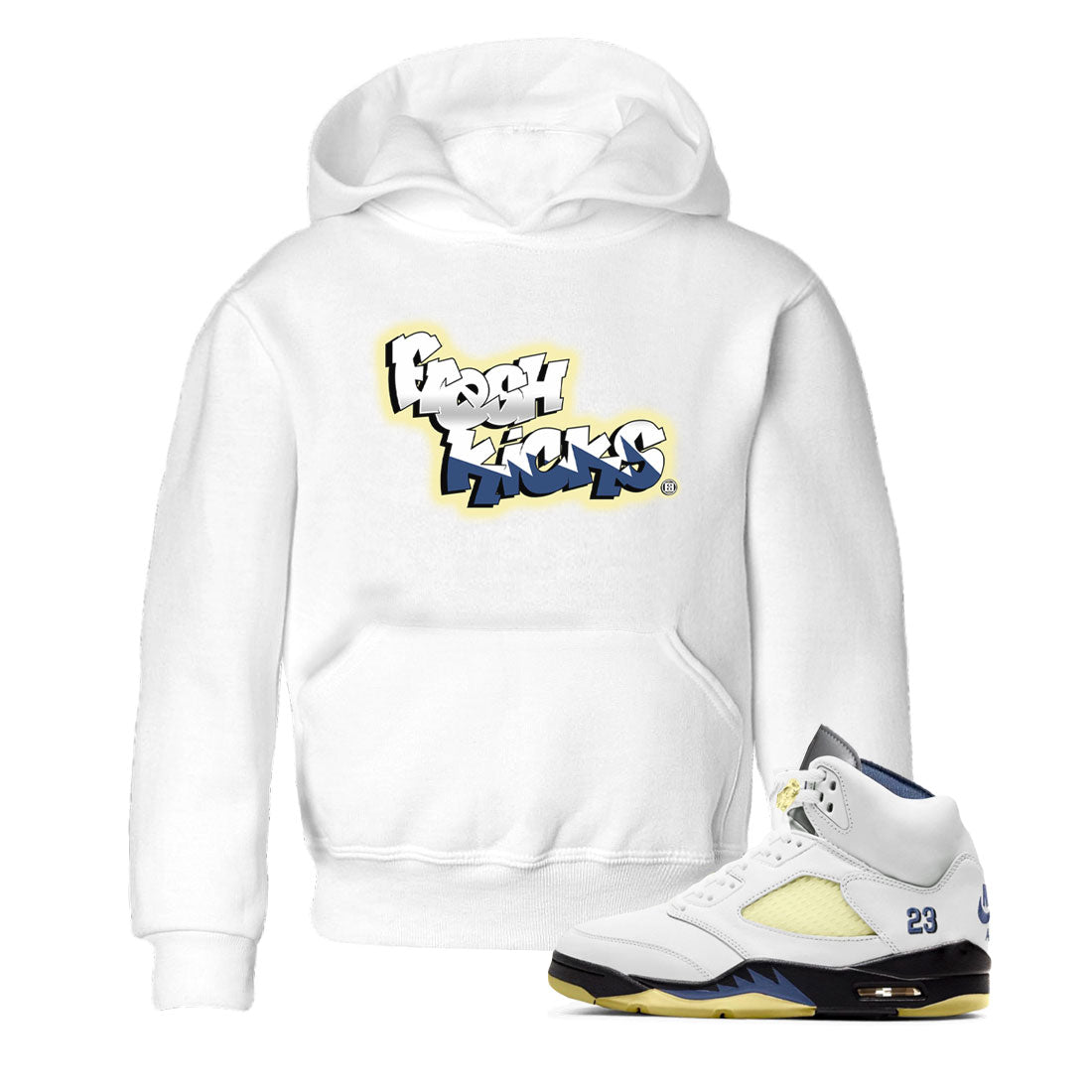 Fresh Kicks snkmatch Tee Kids - Air Jordan 5 A Ma Maniere x Photon Dust