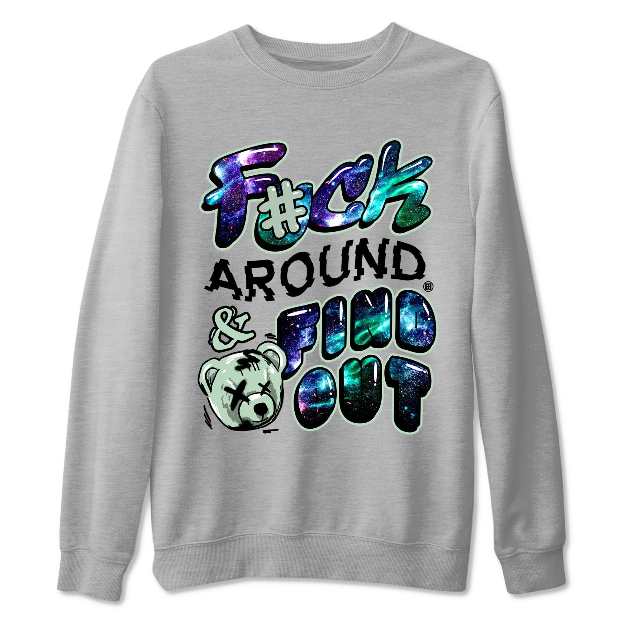 Fuck Around And Find Out snkmatch Tees - Air Foamposite One Galaxy
