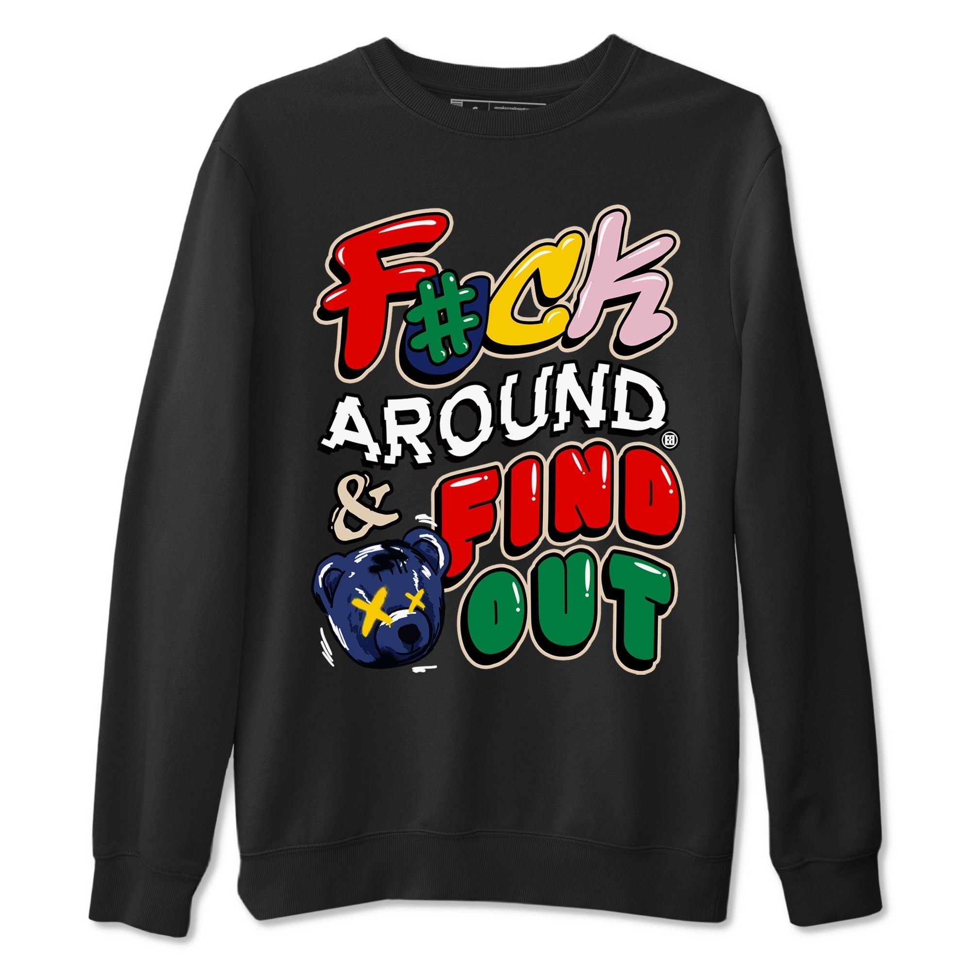 Fuck Around And Find Out snkmatch Tees - Air Force 3 Blue Void and Tour Yellow