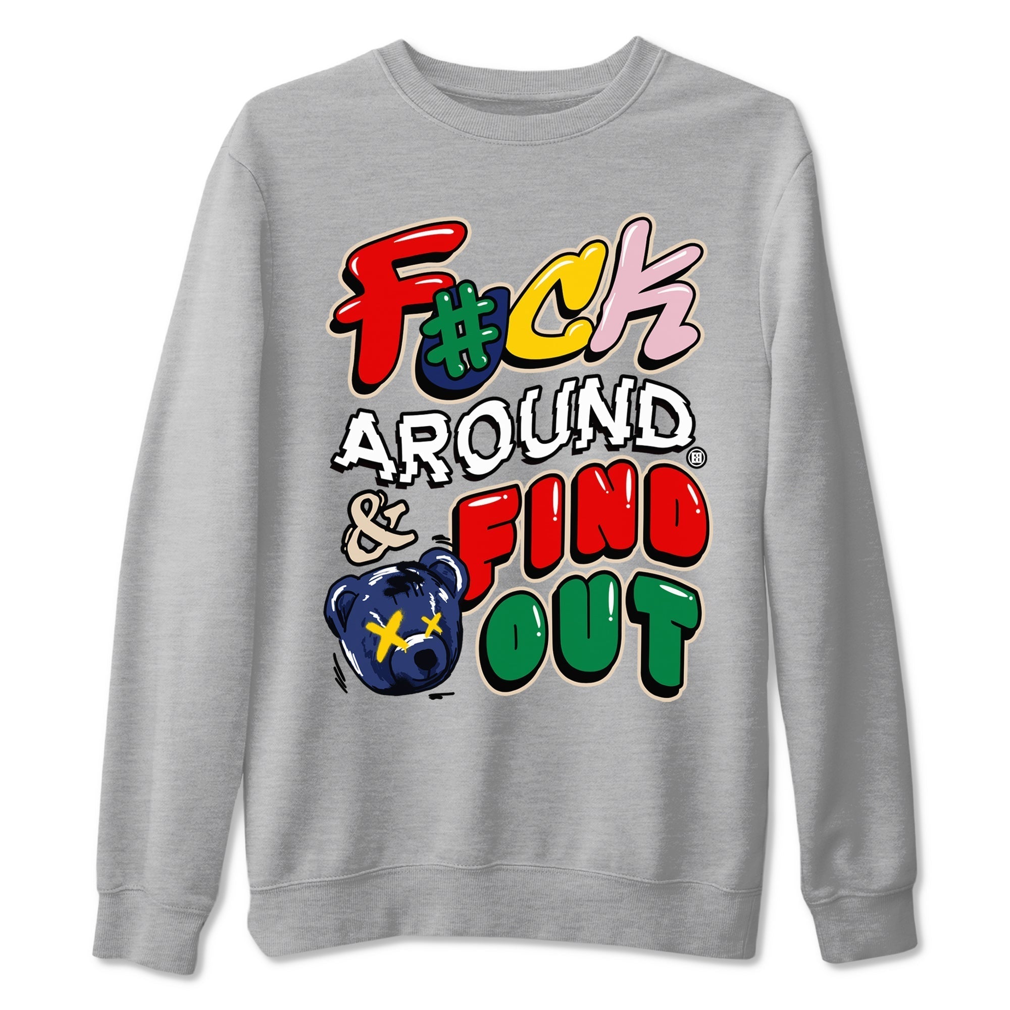 Fuck Around And Find Out snkmatch Tees - Air Force 3 Blue Void and Tour Yellow