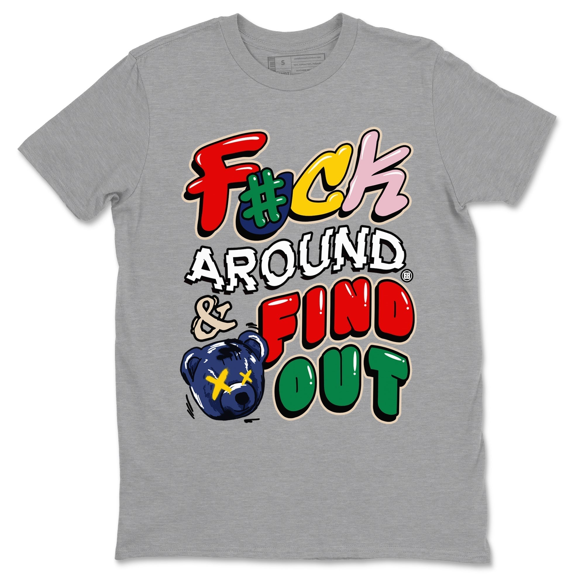 Fuck Around And Find Out snkmatch Tees - Air Force 3 Blue Void and Tour Yellow