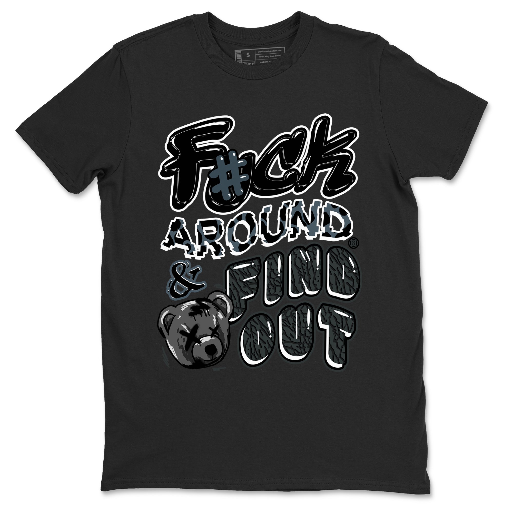Fuck Around And Find Out snkmatch Tees - Air Jordan 3 Black Cat