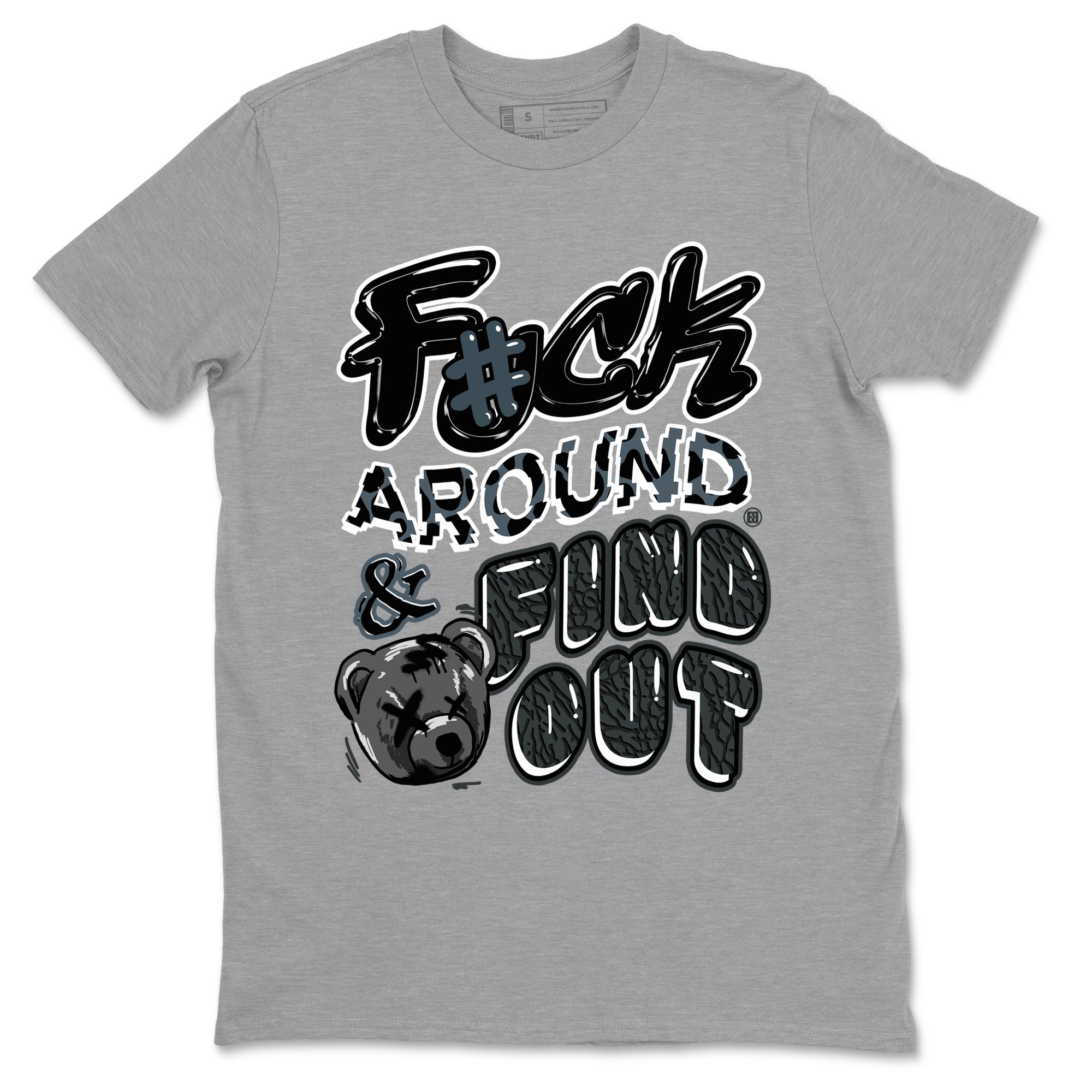 Fuck Around And Find Out snkmatch Tees - Air Jordan 3 Black Cat
