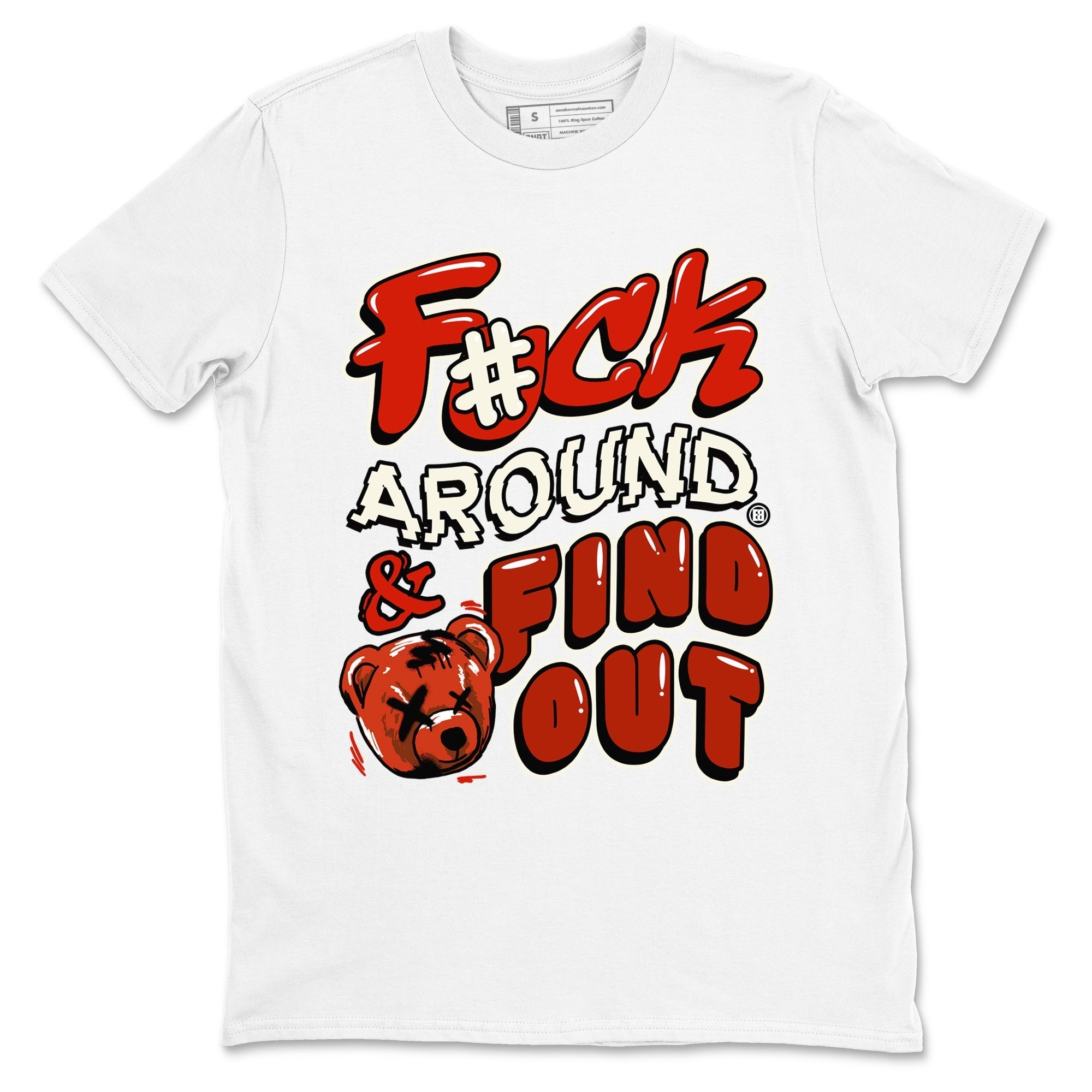 Fuck Around And Find Out snkmatch Tees - Air Jordan 4 Brick By Brick