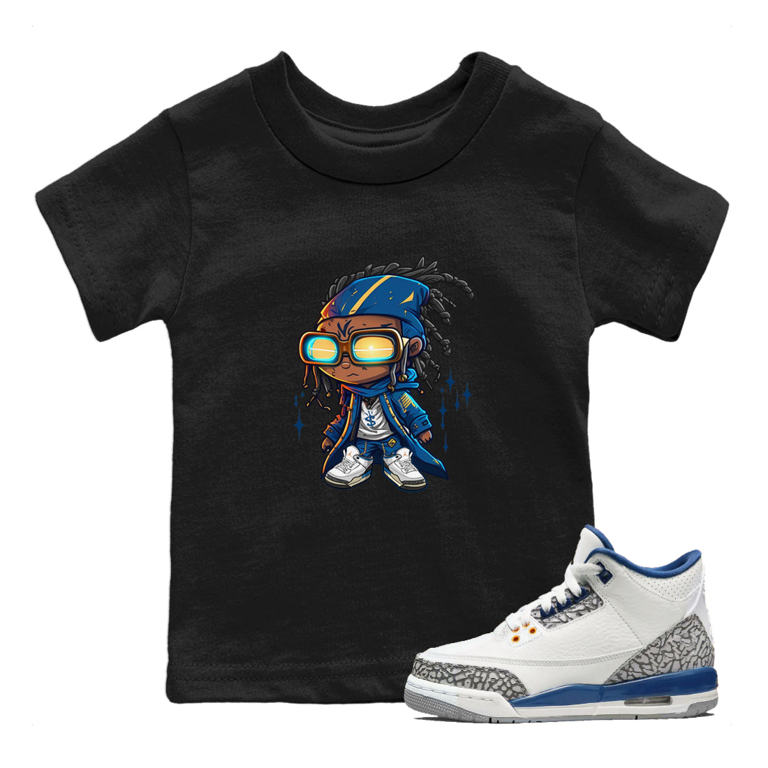 Future Wizard Kids Tops - Air Jordan 3 Wizards