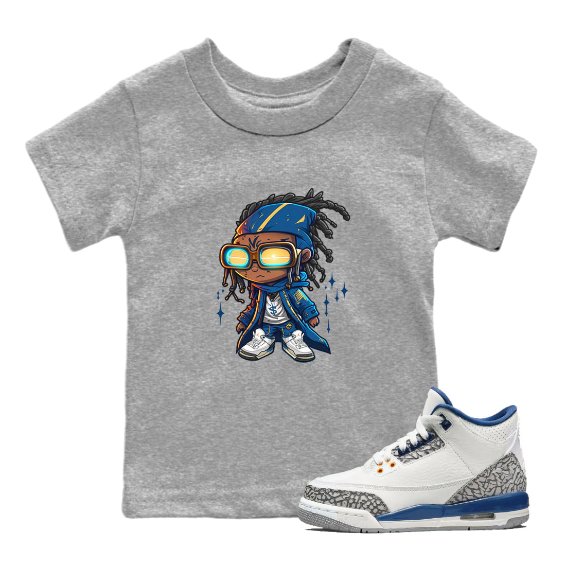 Future Wizard Kids Tops - Air Jordan 3 Wizards