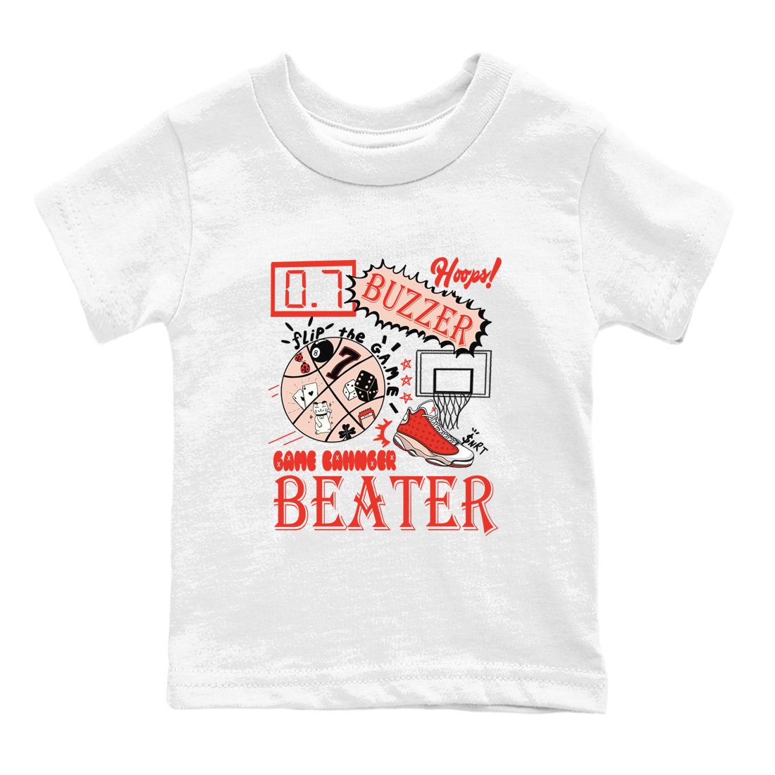 Game Changer snkmatch Tees Kids - Air Jordan 13 Dune Red