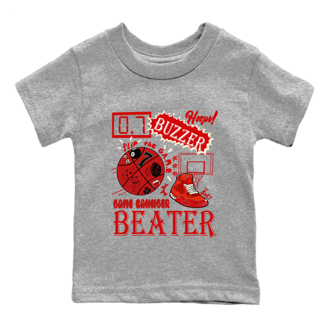 Game Changer snkmatch Tees Kids - Air Jordan 4 Brick By Brick