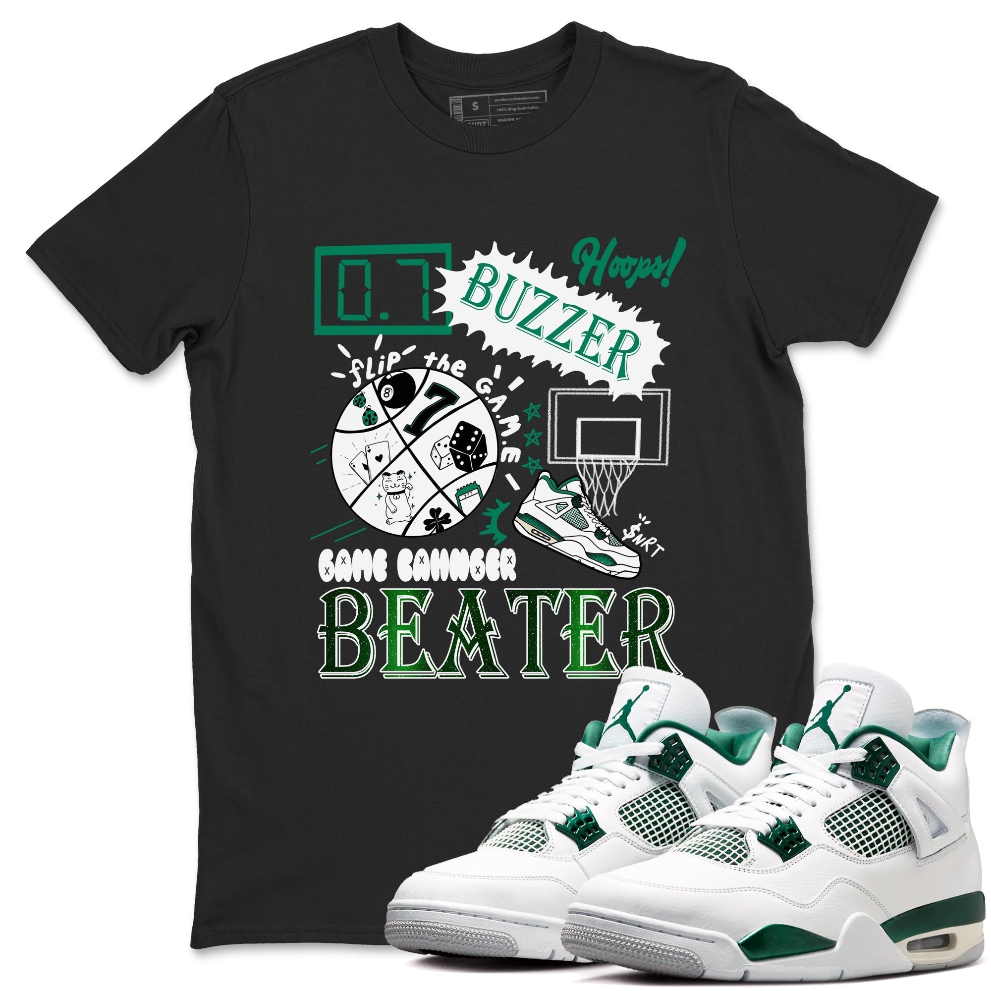 Game Changer snkmatch Tees - Air Jordan 4 Oxidized Green