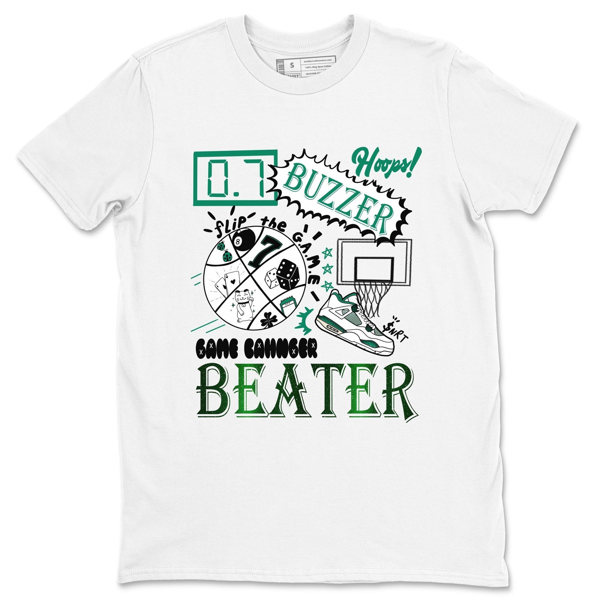 Game Changer snkmatch Tees - Air Jordan 4 Oxidized Green