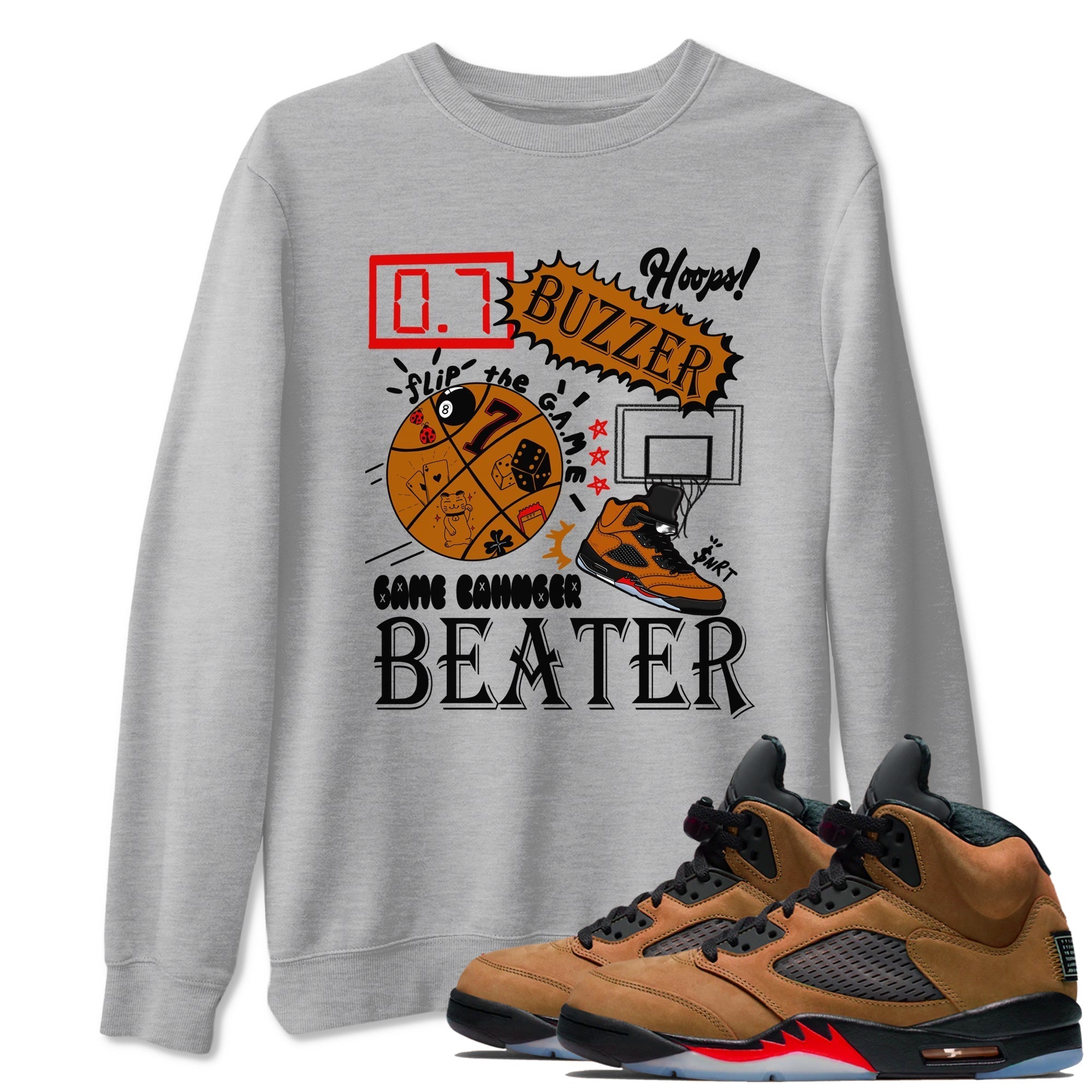 Game Changer snkmatch Tees - Air Jordan 5 Archaeo Brown