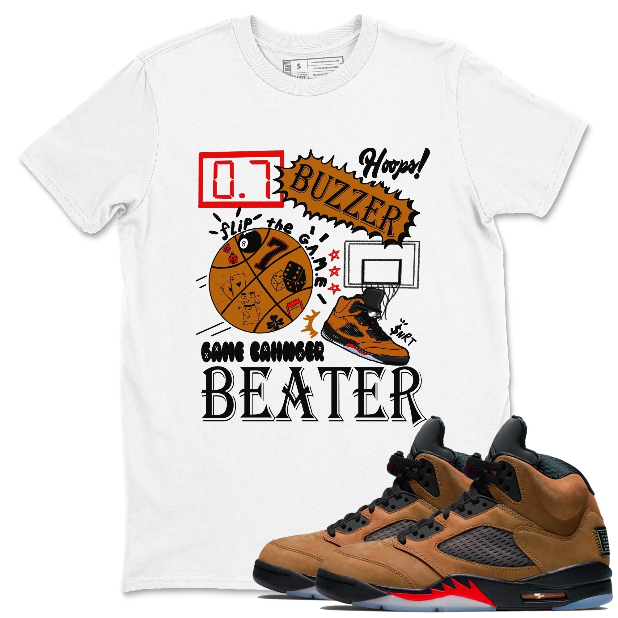 Game Changer snkmatch Tees - Air Jordan 5 Archaeo Brown