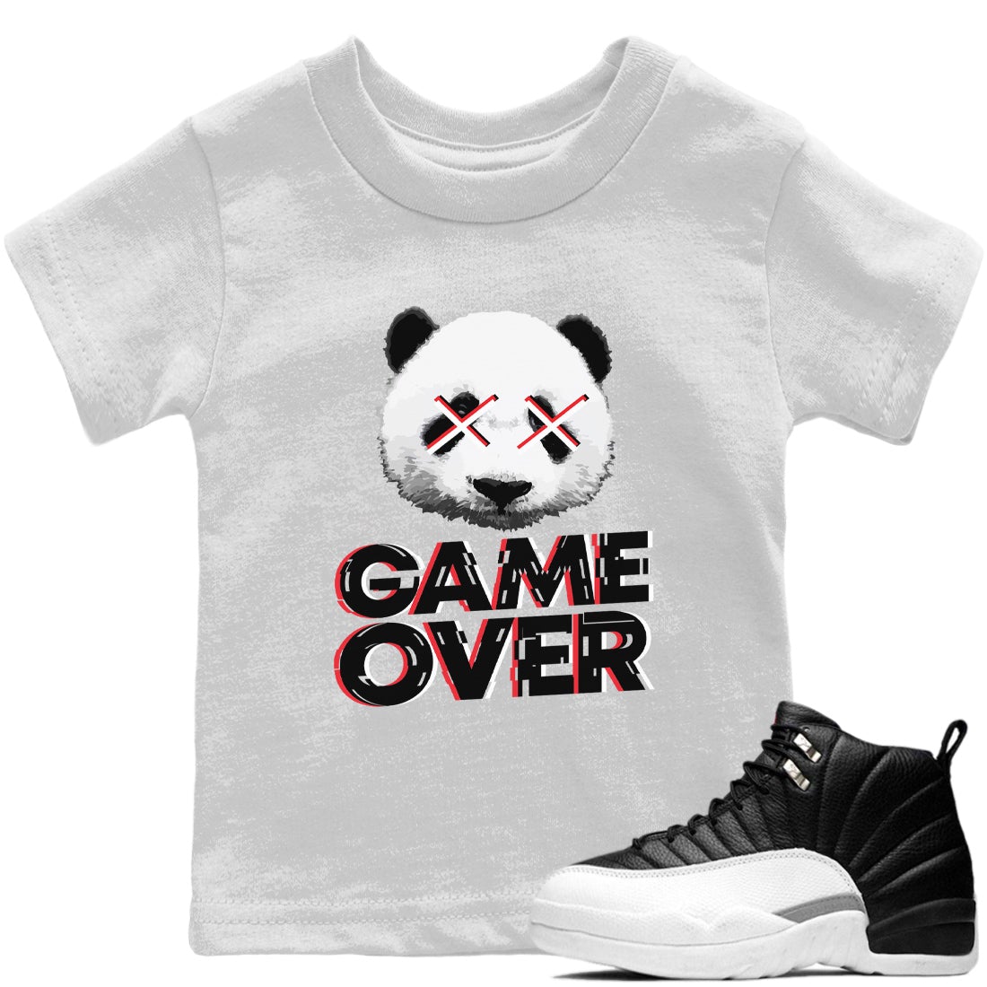 Game Over Kids Tops - Air Jordan 12 Playoffs