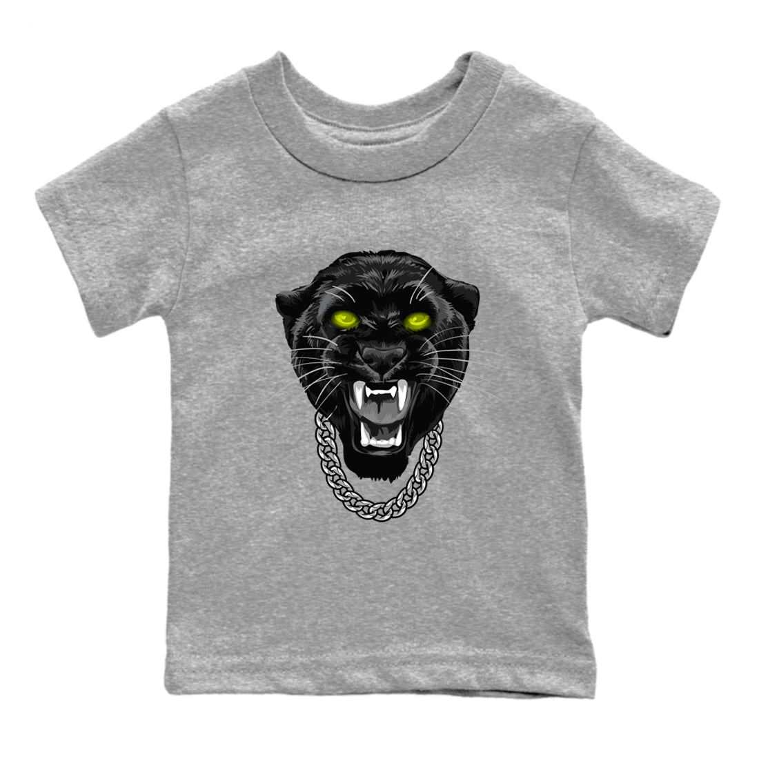 Gangster Black Cat snkmatch Tees Kids - Air Foamposite One Black Volt