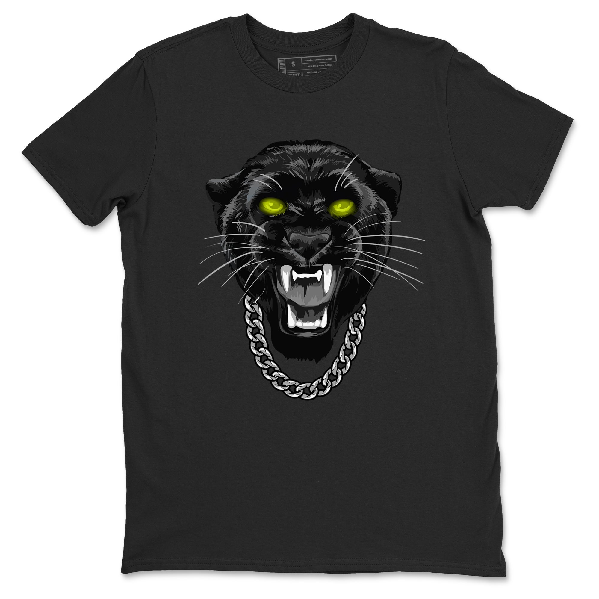 Gangster Black Cat snkmatch Tees - Air Foamposite One Black Volt