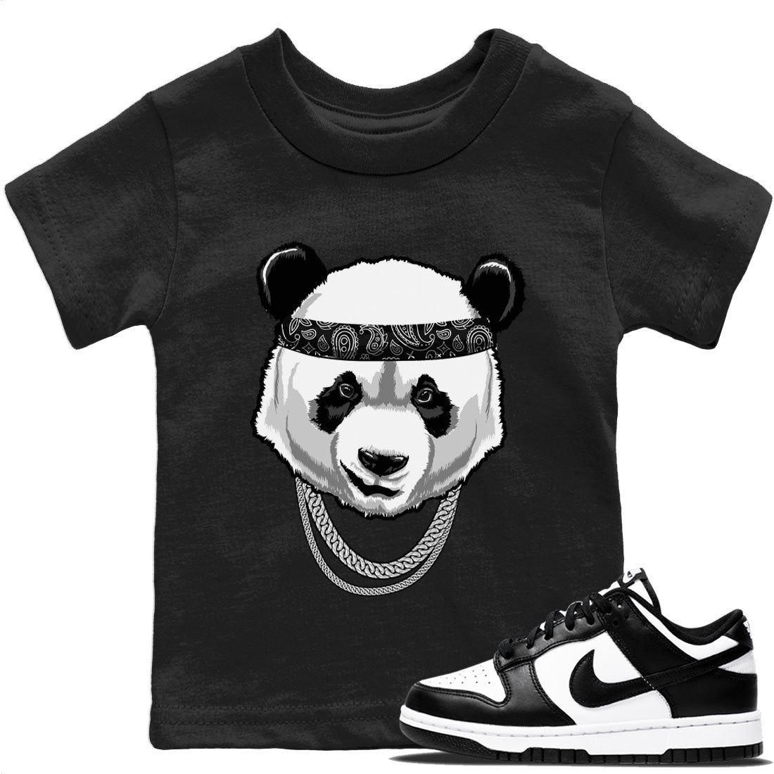 Gangster Panda Kids Tops - Dunk Panda