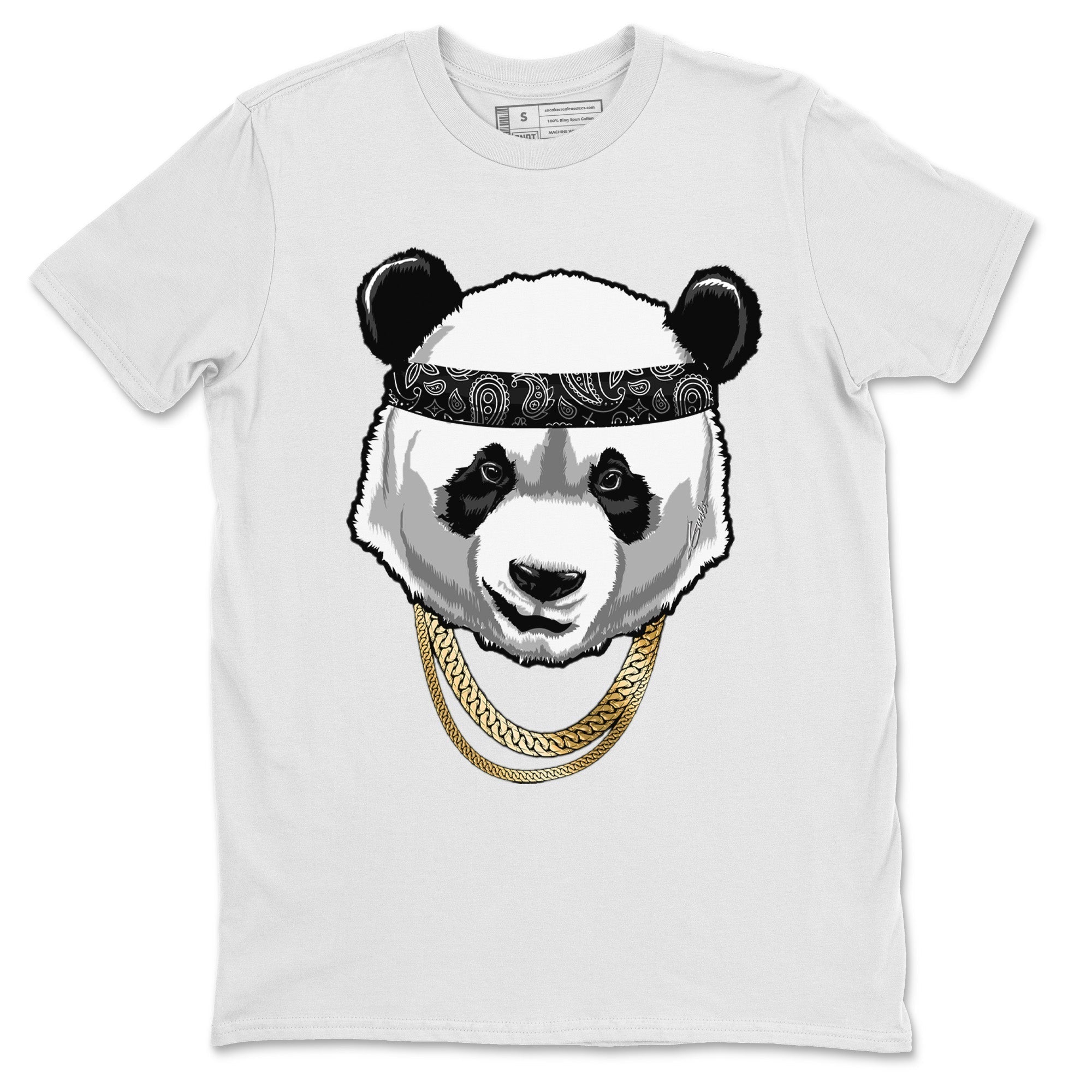 Gangster Panda Unisex Tops - Air Jordan 12 Black Taxi