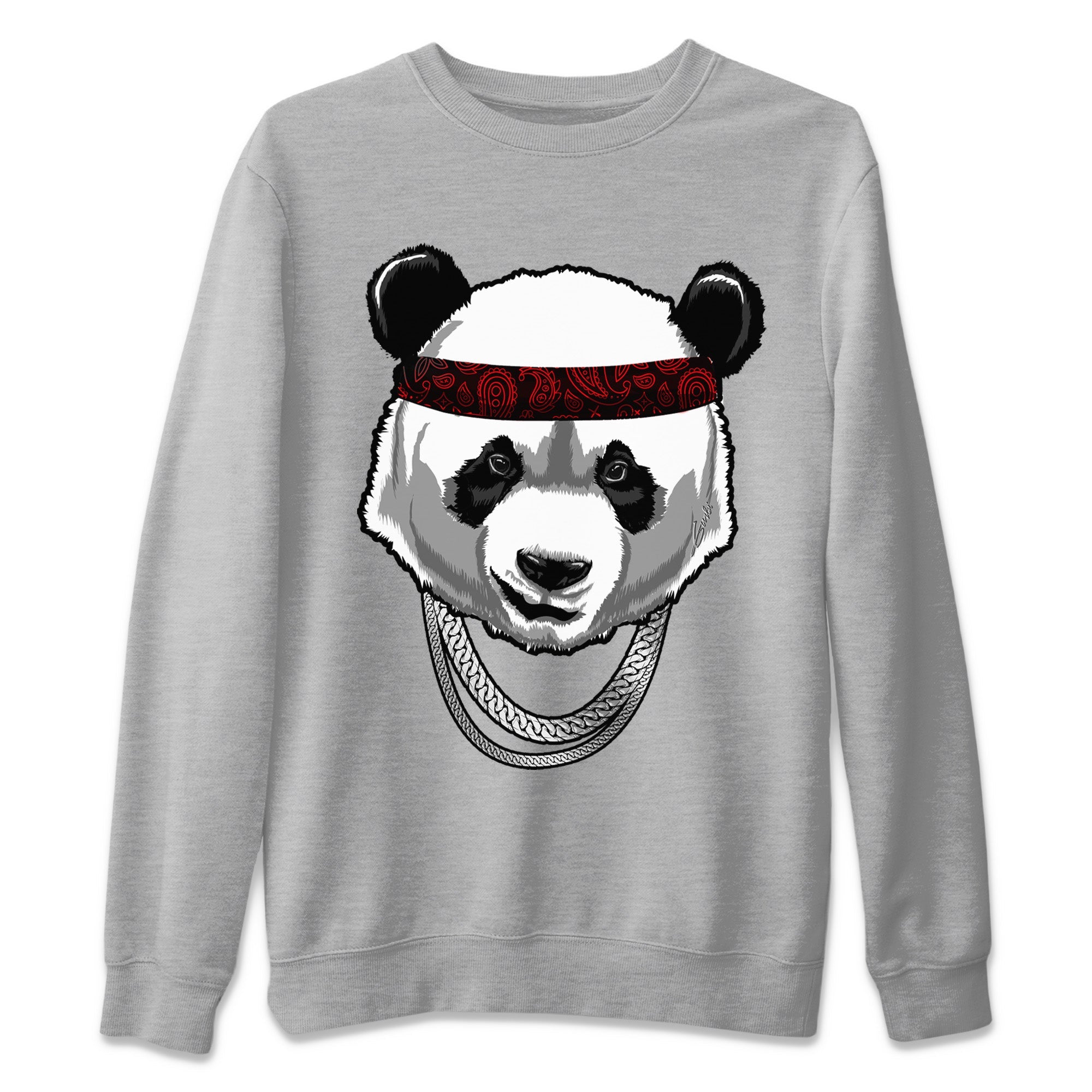 Gangster Panda Unisex Tops - Air Jordan 4 Black Canvas
