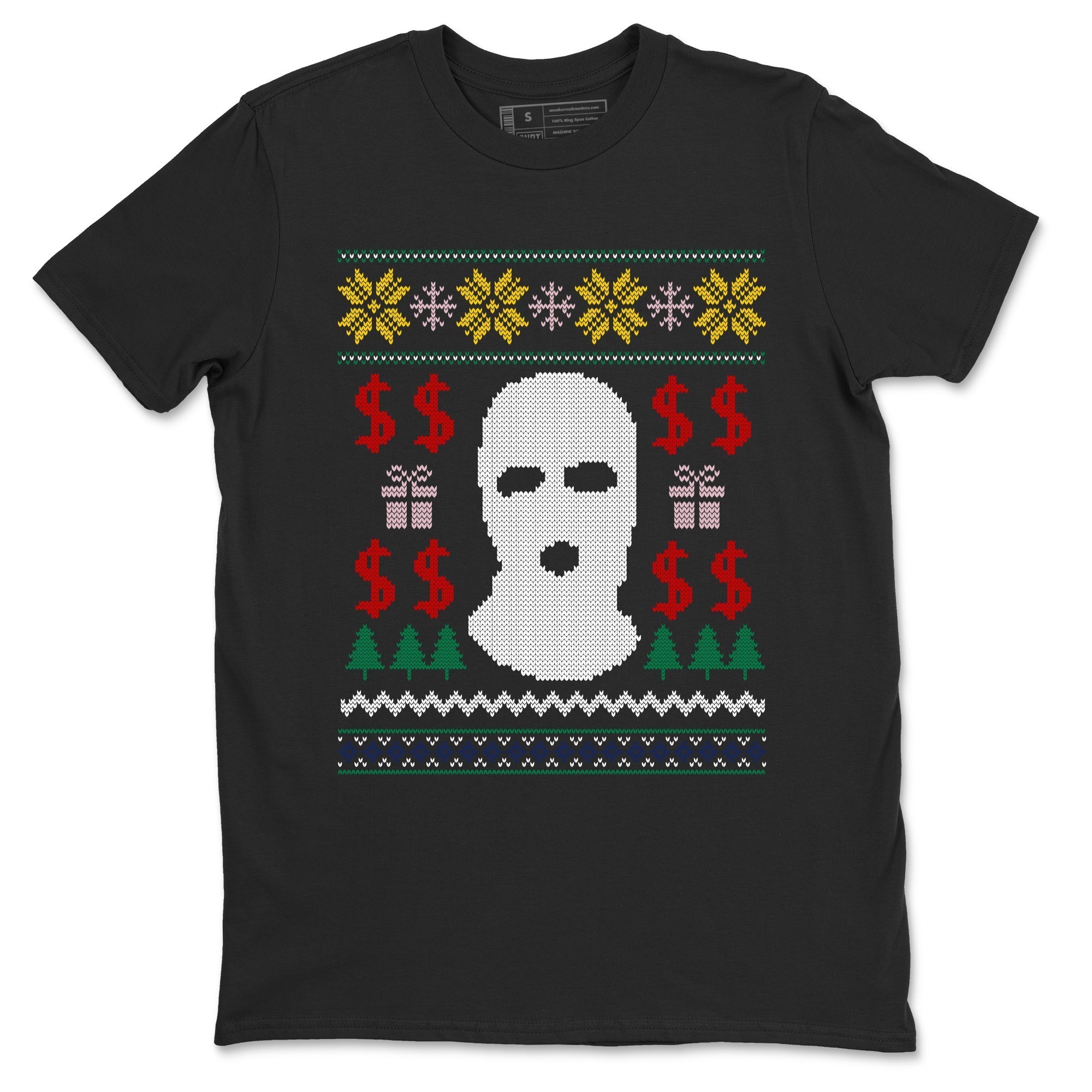 Gangster Ugly Sweater snkmatch Tees - Air Force 3 Blue Void and Tour Yellow